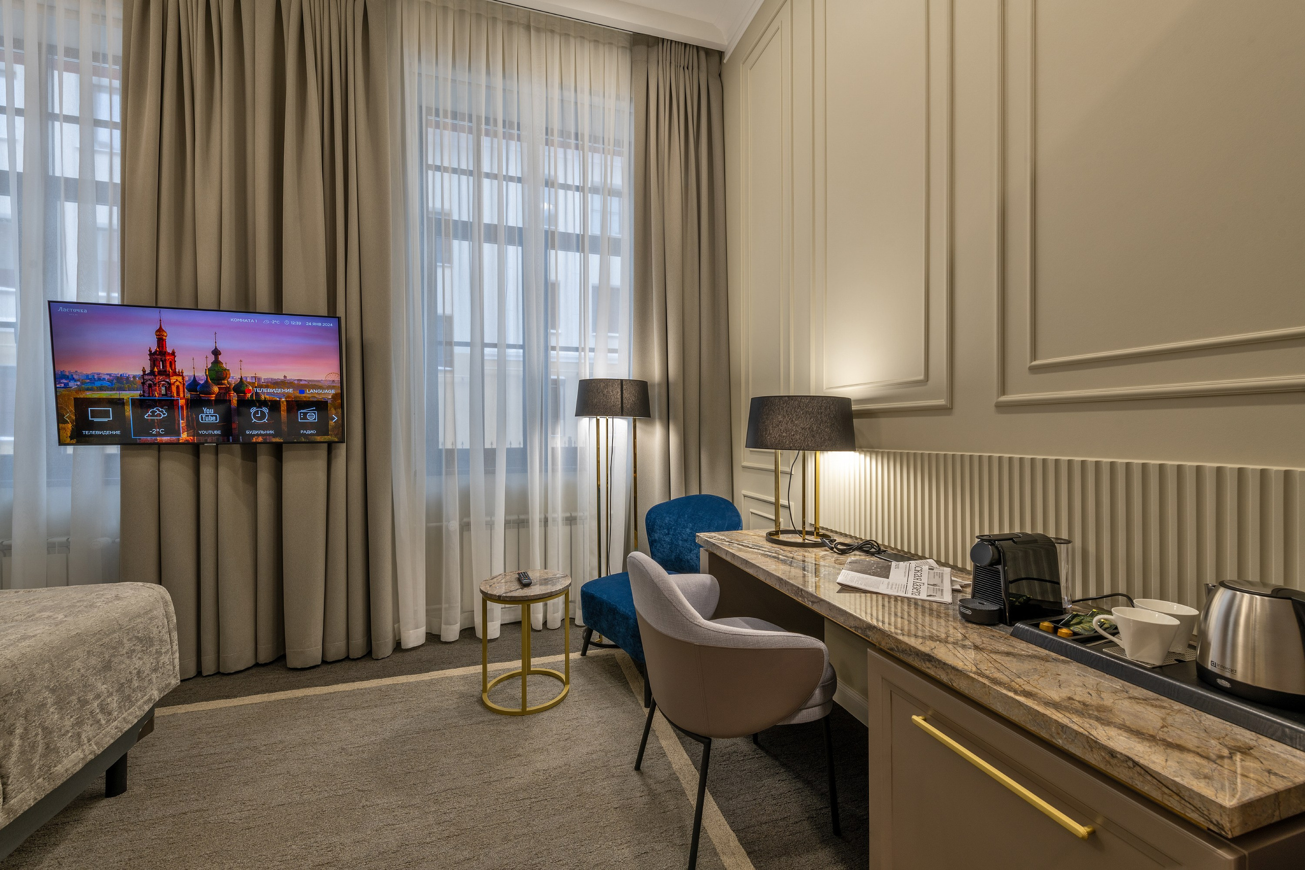 Отель «Ласточка» 5*. Фотосъёмка интерьеров и архитектуры гостиниц, промышленная съёмка