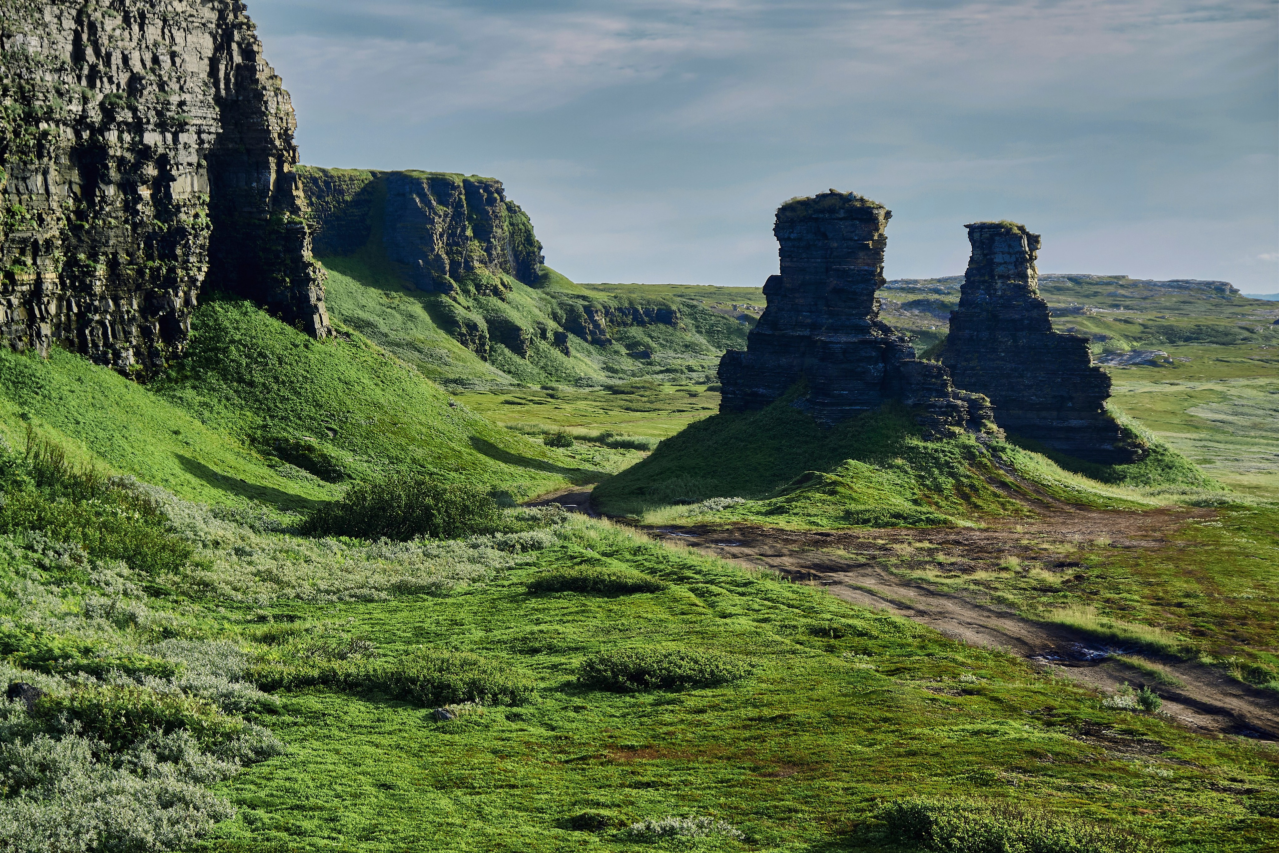 Пейзажи Крайнего Севера. Баренцево море, Рыбачий, Средний, Немецкий