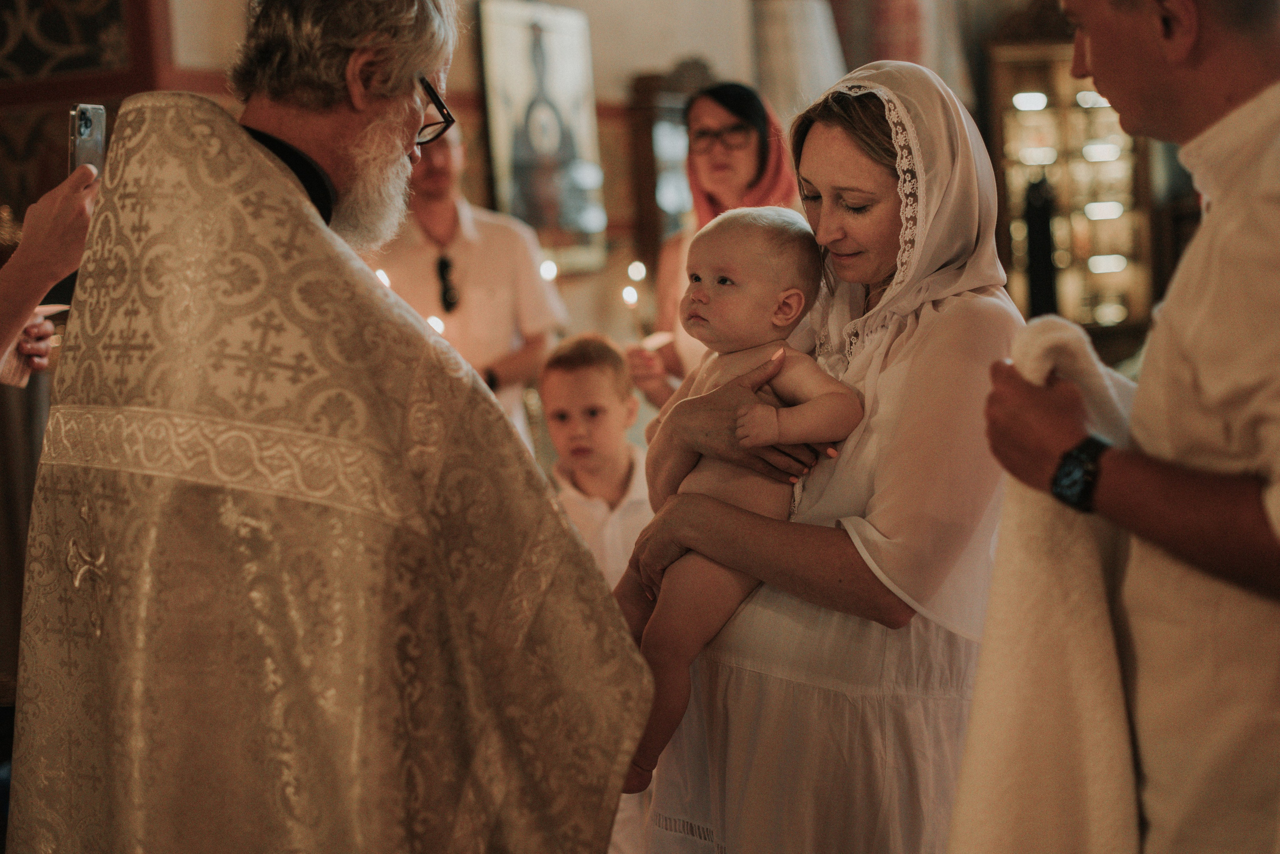 Фотосессия на крещение. Семейный фотограф в Москве Полина Ситникова