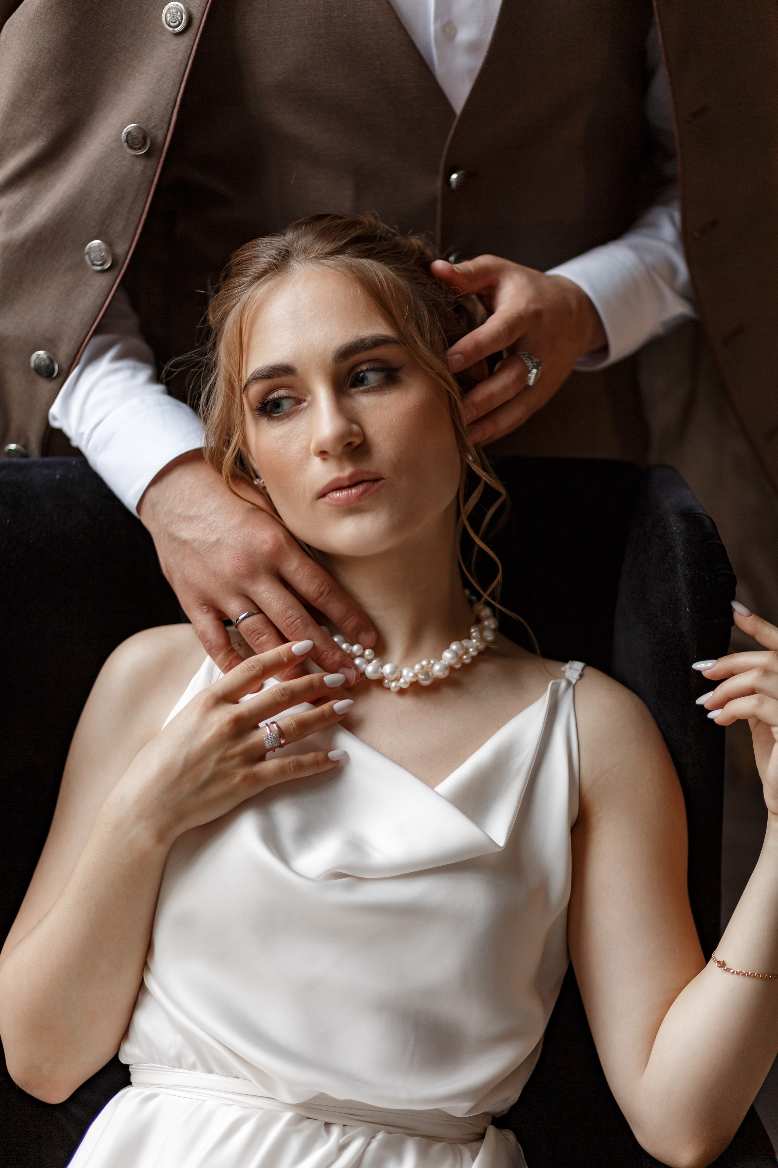 Свадебная фотосессия в городе и в фотостудии. Свадебный фотограф Москва и МО Сергей Киржаев