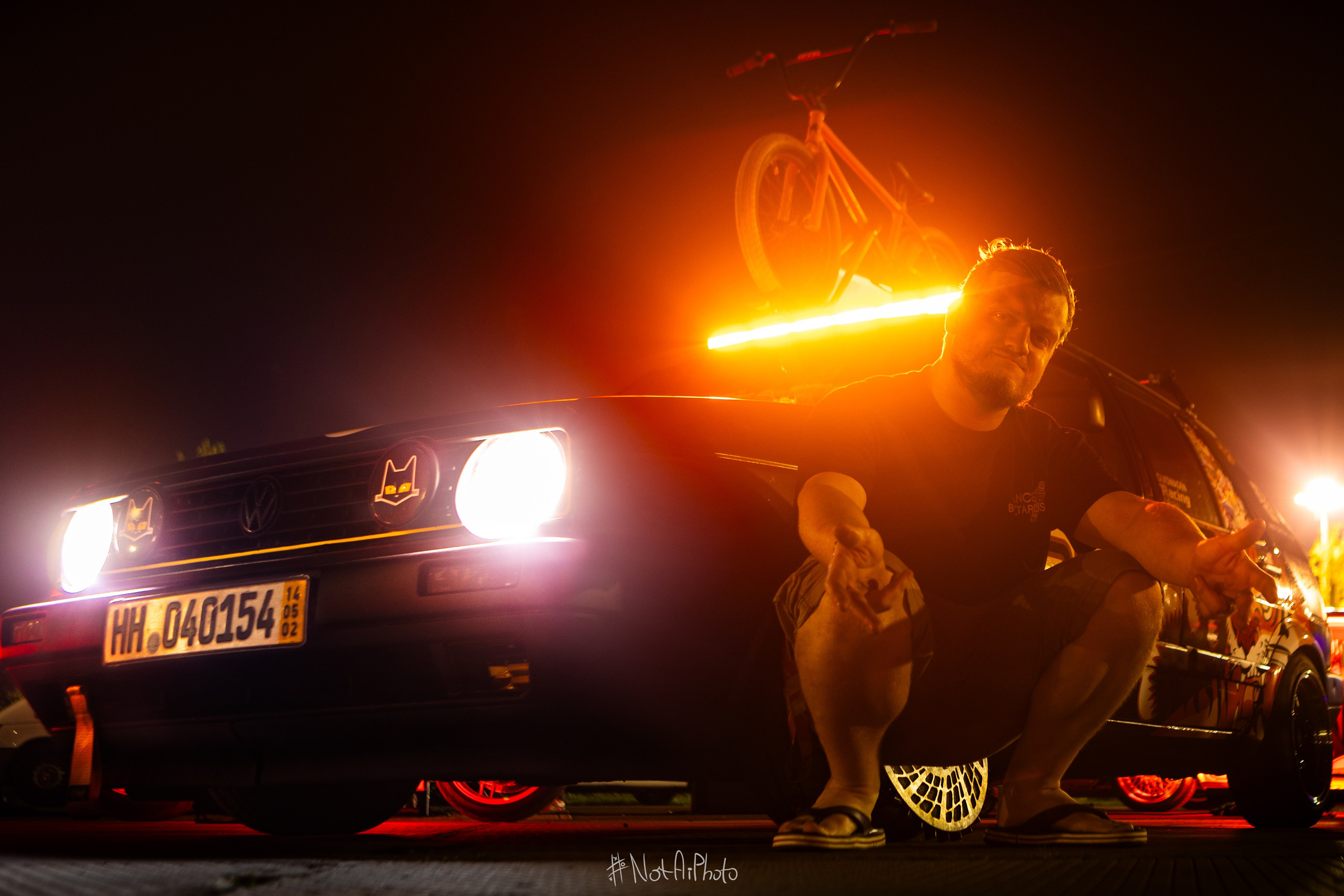 Медиа-сопровождение авто-проекта VW Golf 2. #NotAiPhoto — автомобильный фотограф