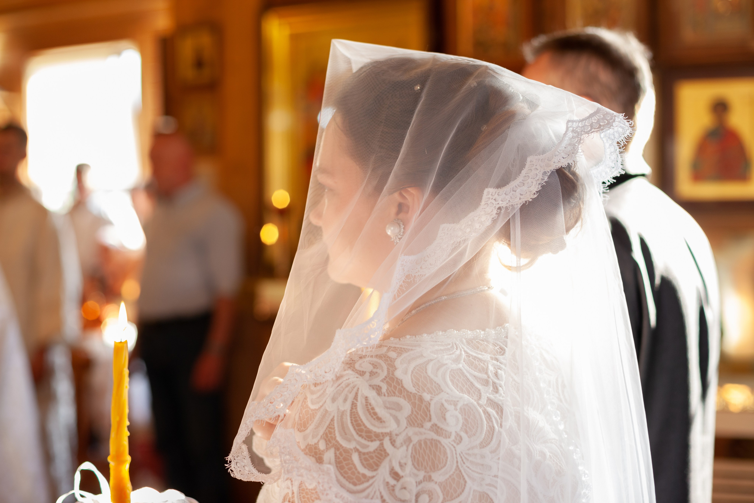 Венчание, стиль «Agfa CT Precisa 100». Фотограф на крещение/венчание