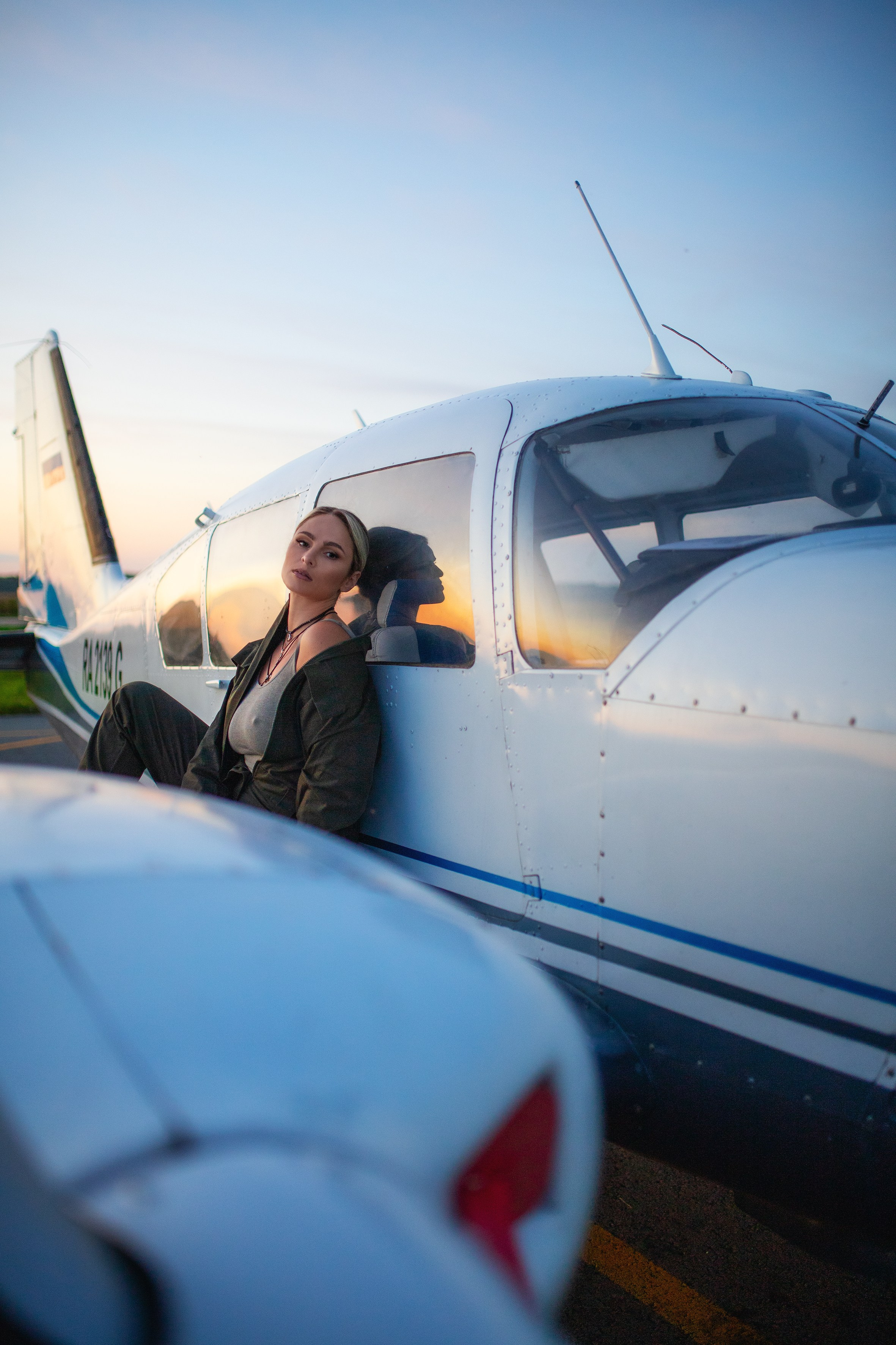 Проект на аэродроме. Ксения Харитонова — фотограф премиум уровня в Омске