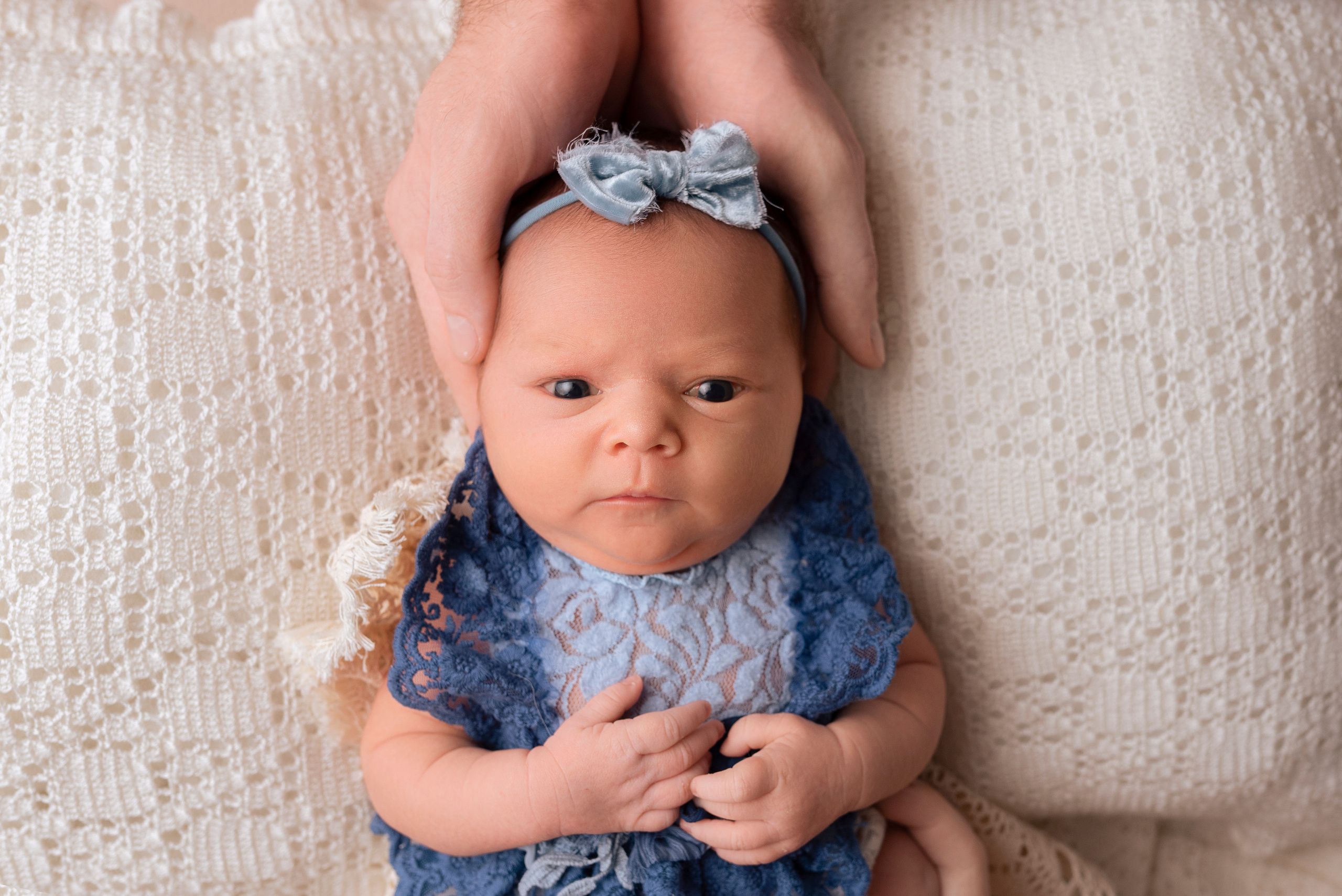 Съемка новорожденного в стиле классик