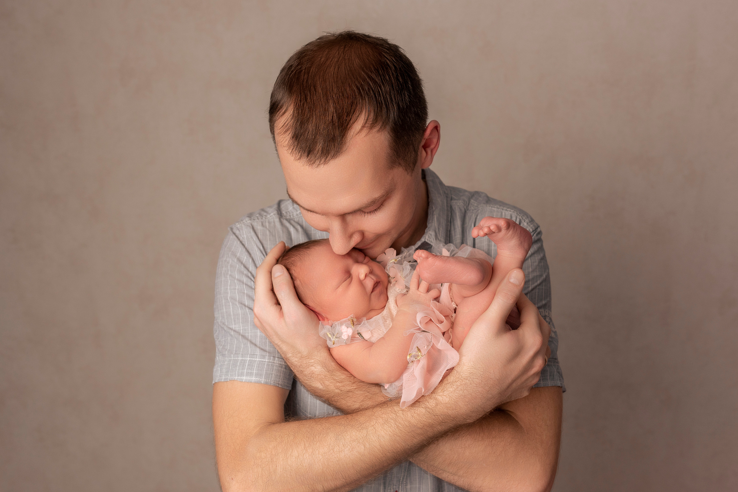 Съемка новорожденного в стиле классик