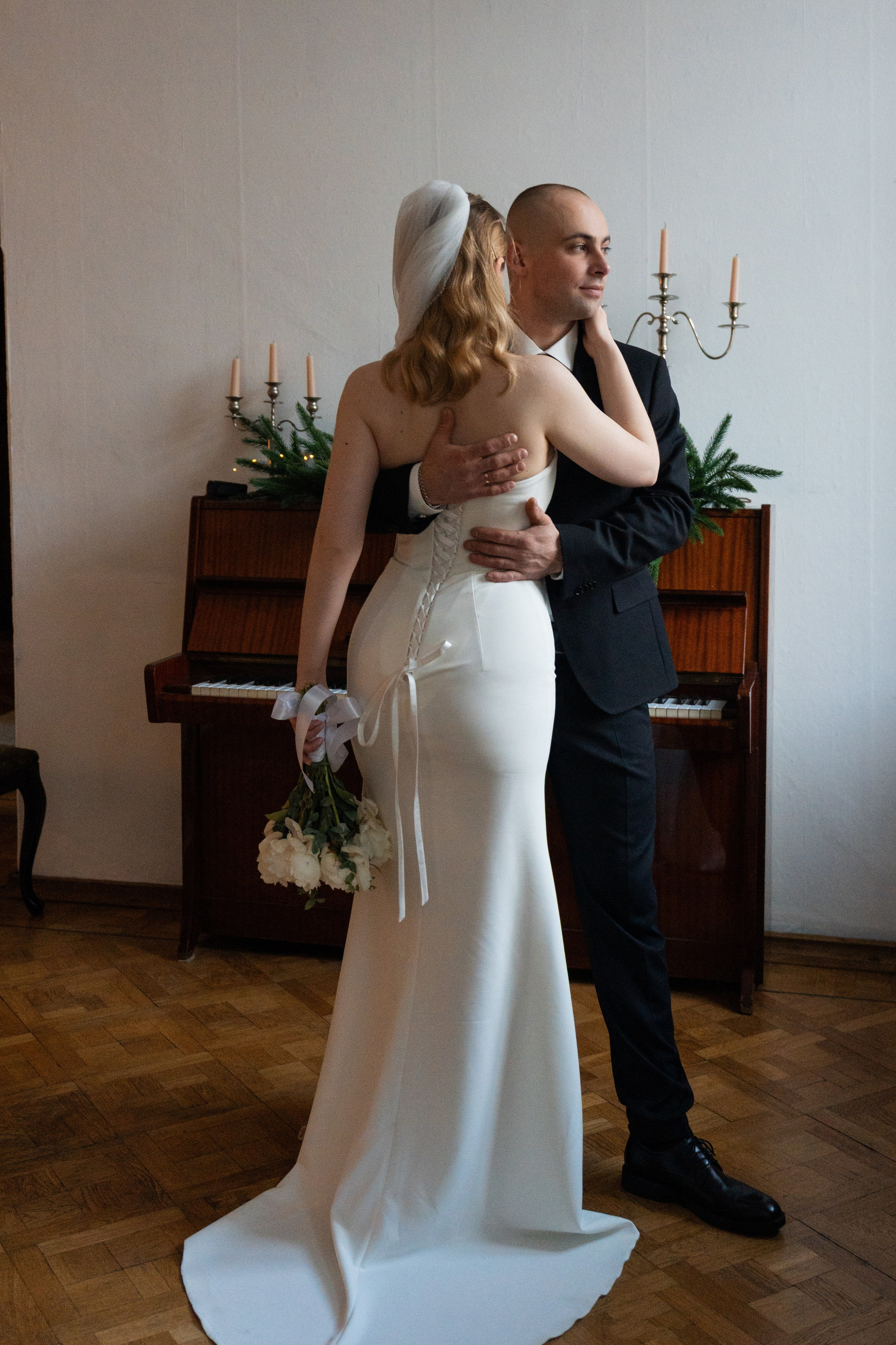 Мария и Алексей, студия 1884. Свадебный фотограф в Москве Анна Полушина