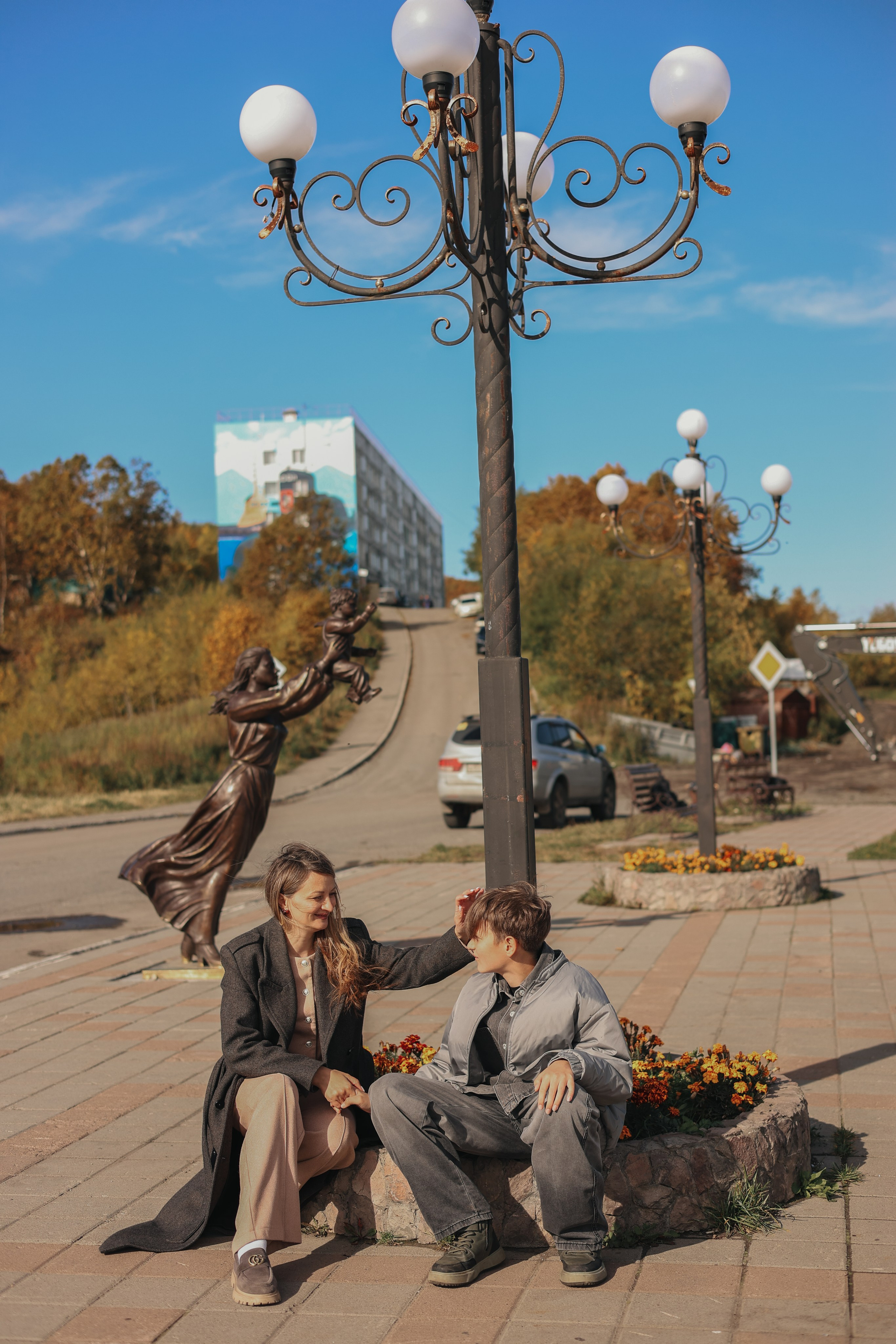 Сцена из нашей осени: ждем тебя домой». Школьный и семейный фотограф Ольга Смирнова