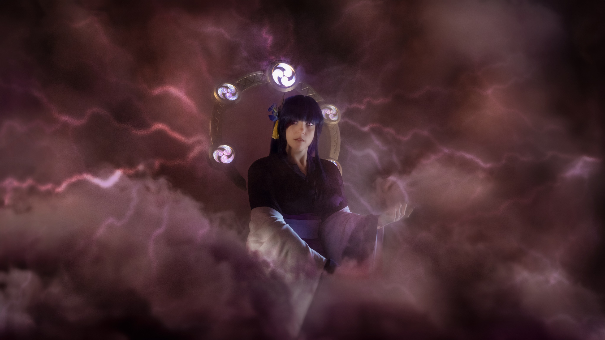 Богиня молнии Raiden из игры Genshin Impact. Арт и семейный фотограф/видеограф Алексей Симкин
