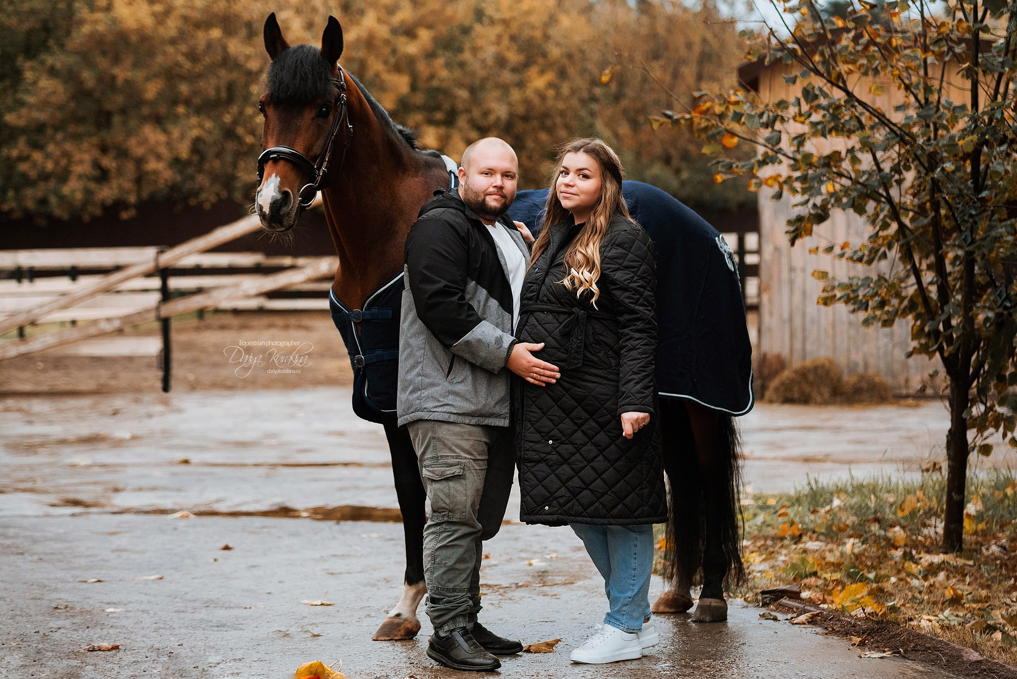 Анна, Виталий и Юник Эррай. Конный фотограф Куракина Дарья • Фотосессии с лошадьми