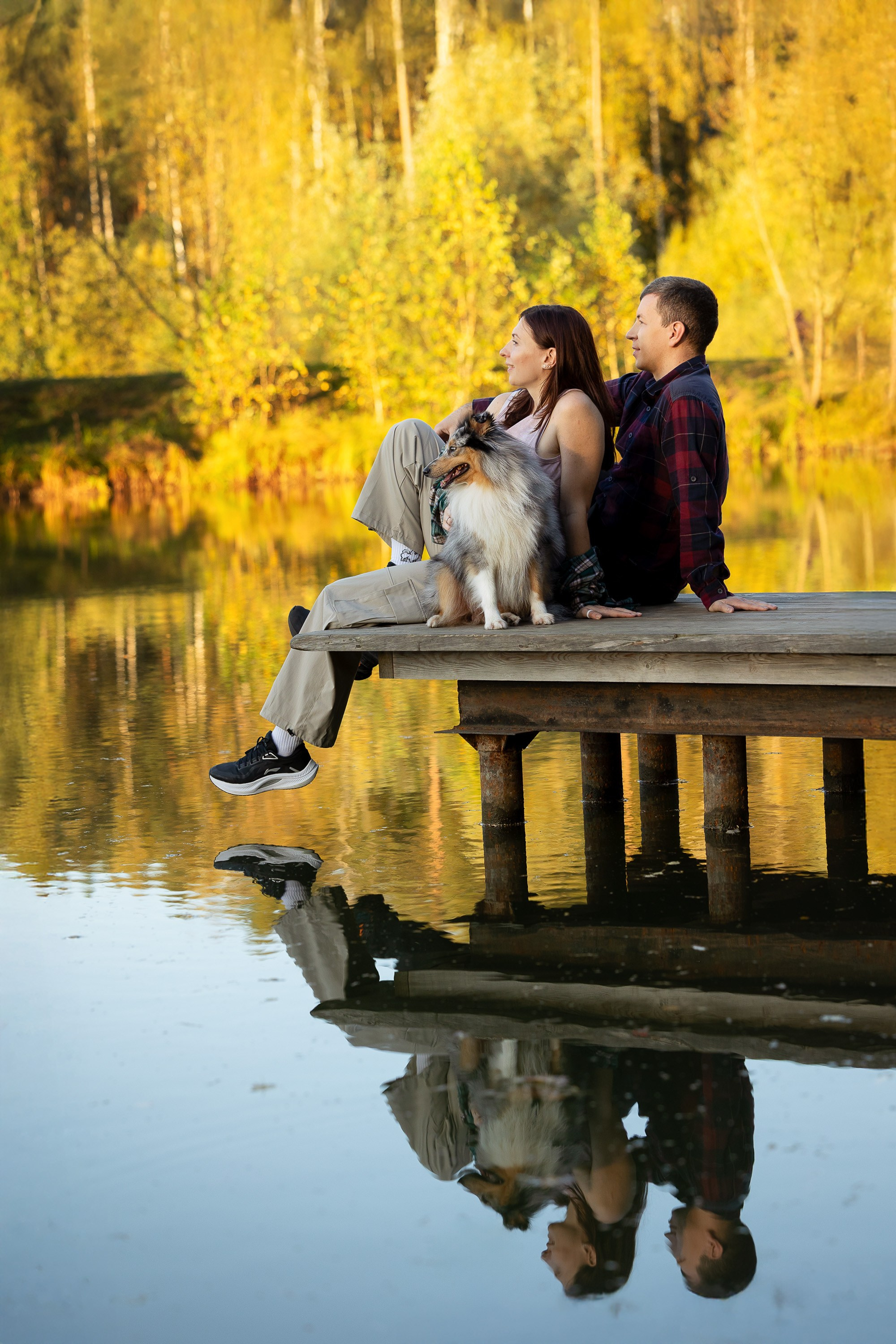 фотосессия семейная с собакой 