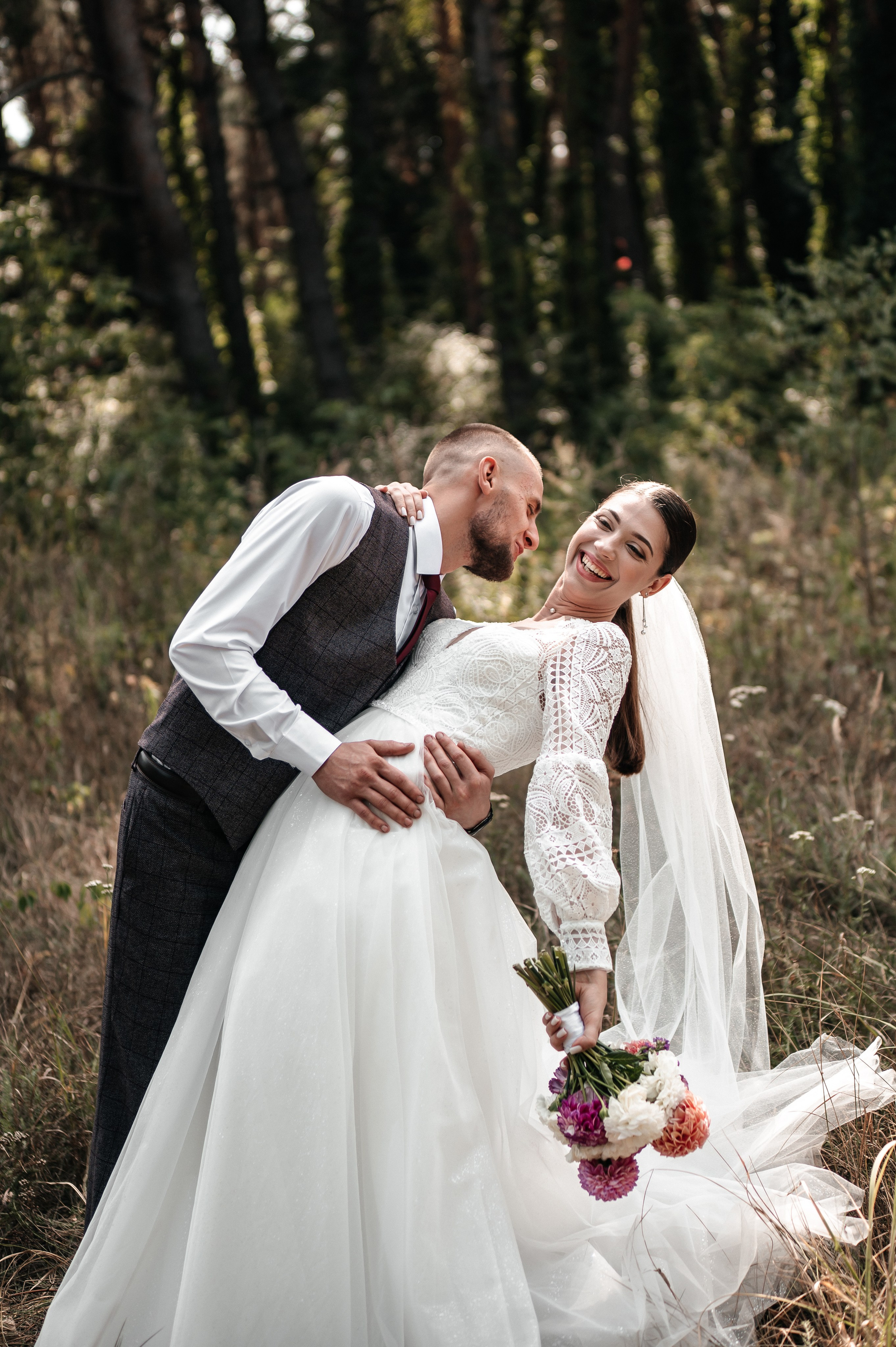 Максим и Наталья. Сборы, прогулка. Фотограф Екатерина Бочарникова