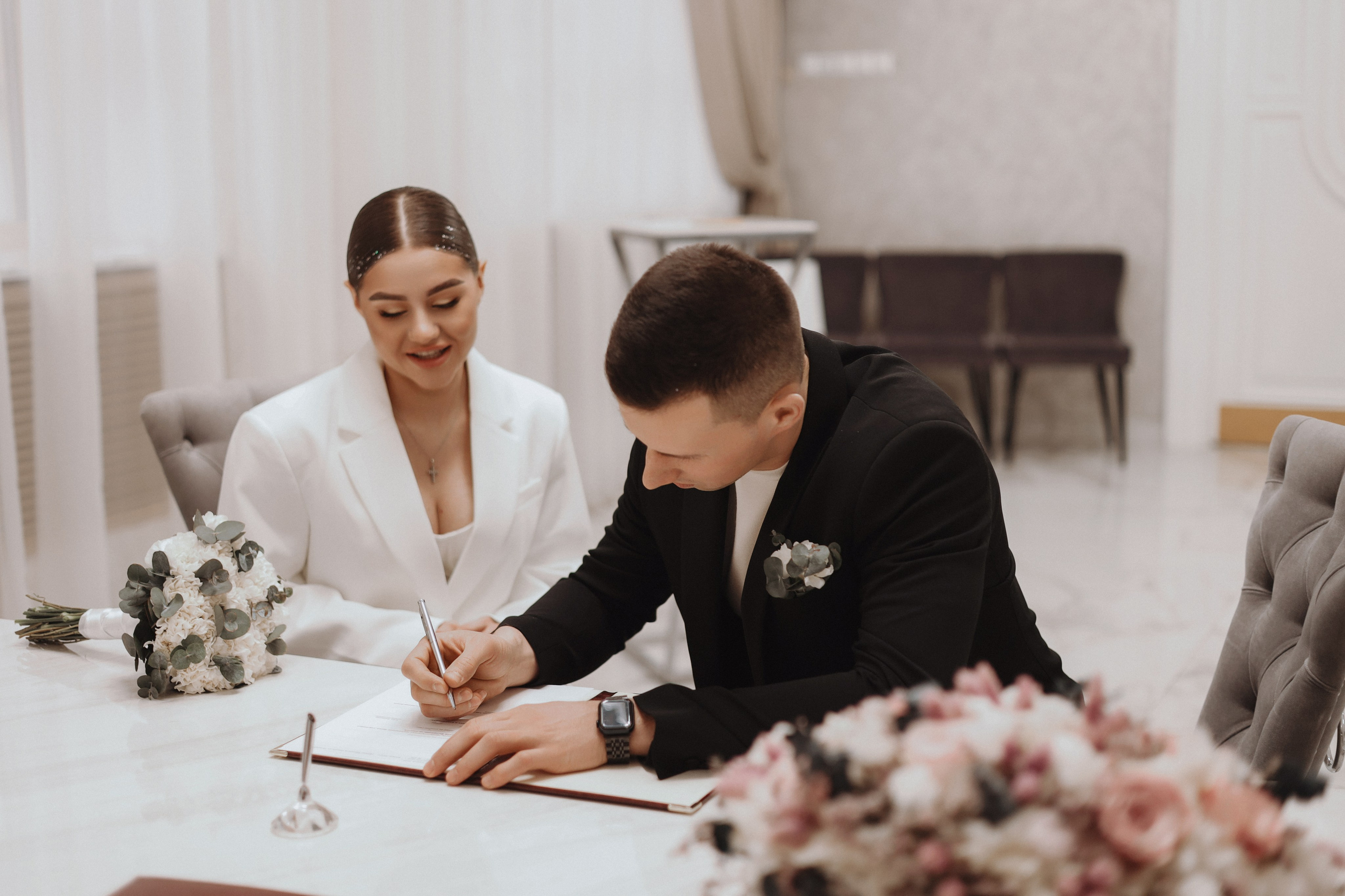 Кристина и Евгений. Кутузовский ЗАГС. Диана Чечель. Свадебный и портретный фотограф в Москве