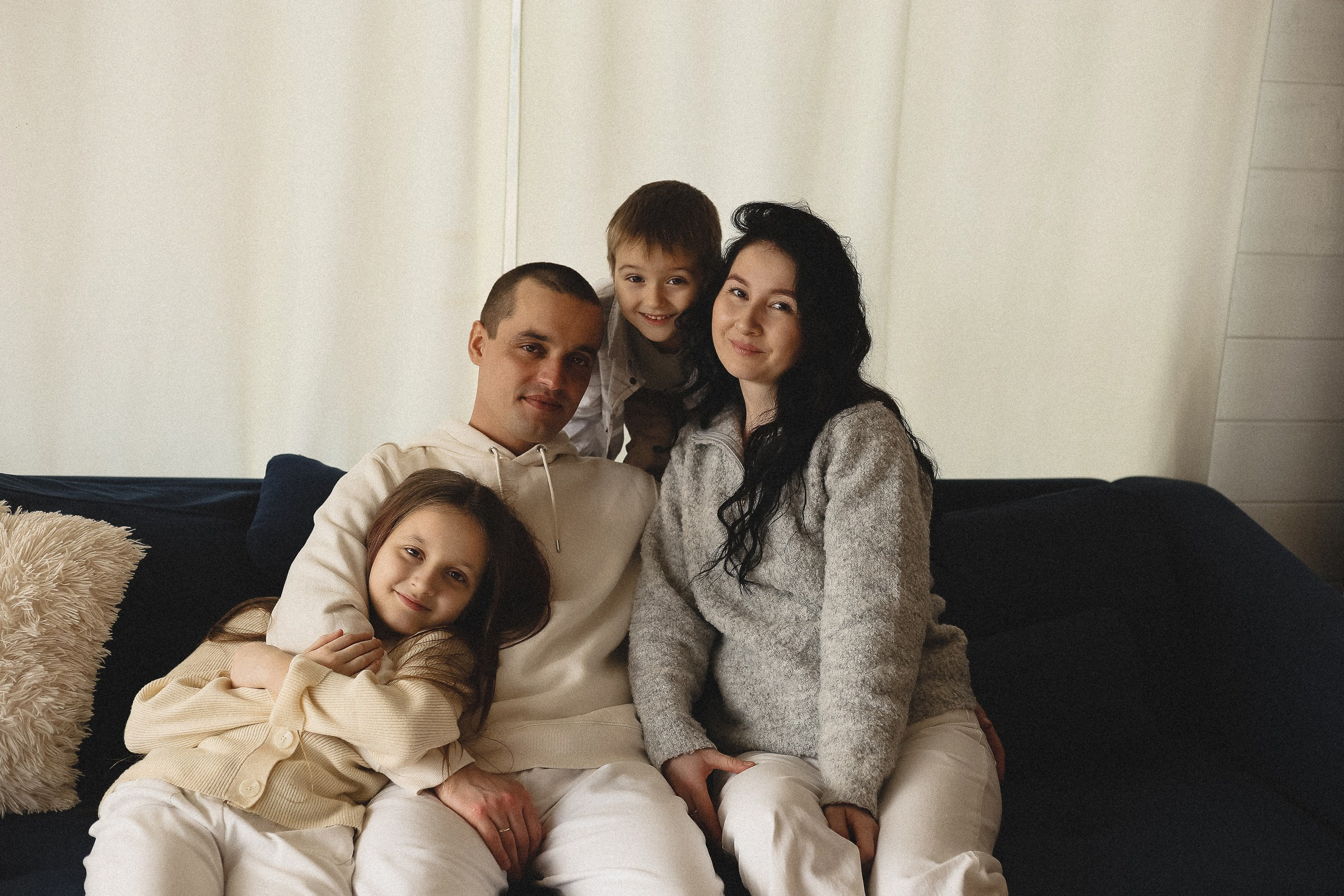 Семейная домашняя фотосессия. Семейный, love story, свадебный фотограф Анапа