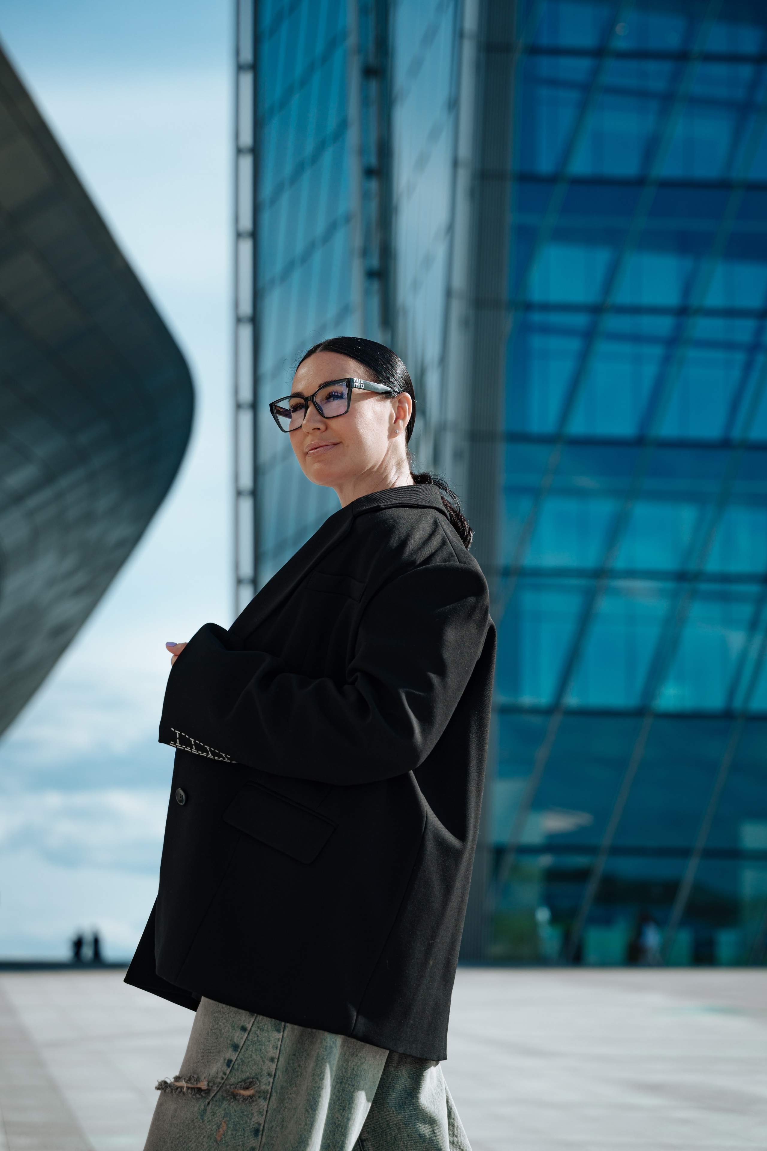 Елена. Лахта центр. Портретный фотограф в Санкт-Петербурге Дмитриева Наталия