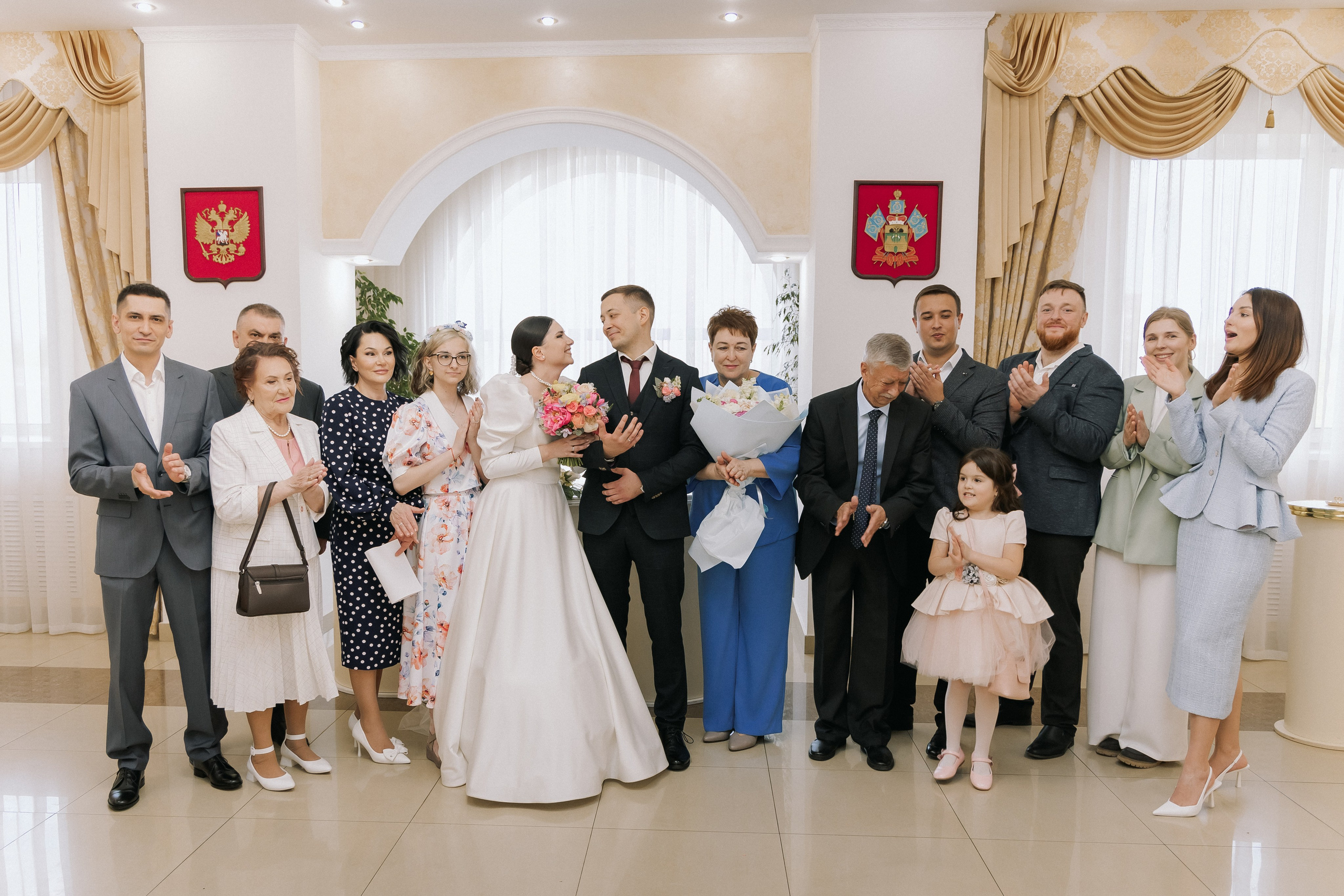 Яна и Святослав. Свадебный день. Свадебная фотография. Арина Рубах