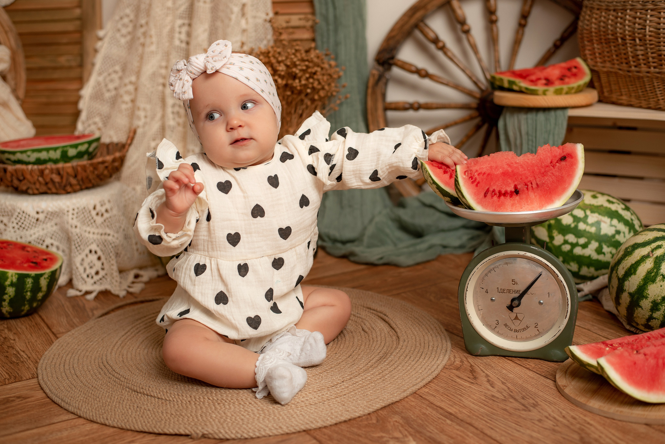 Арбузная фотосессия с Лизой и Софией. Семейный и детский фотограф Наталья Горда
