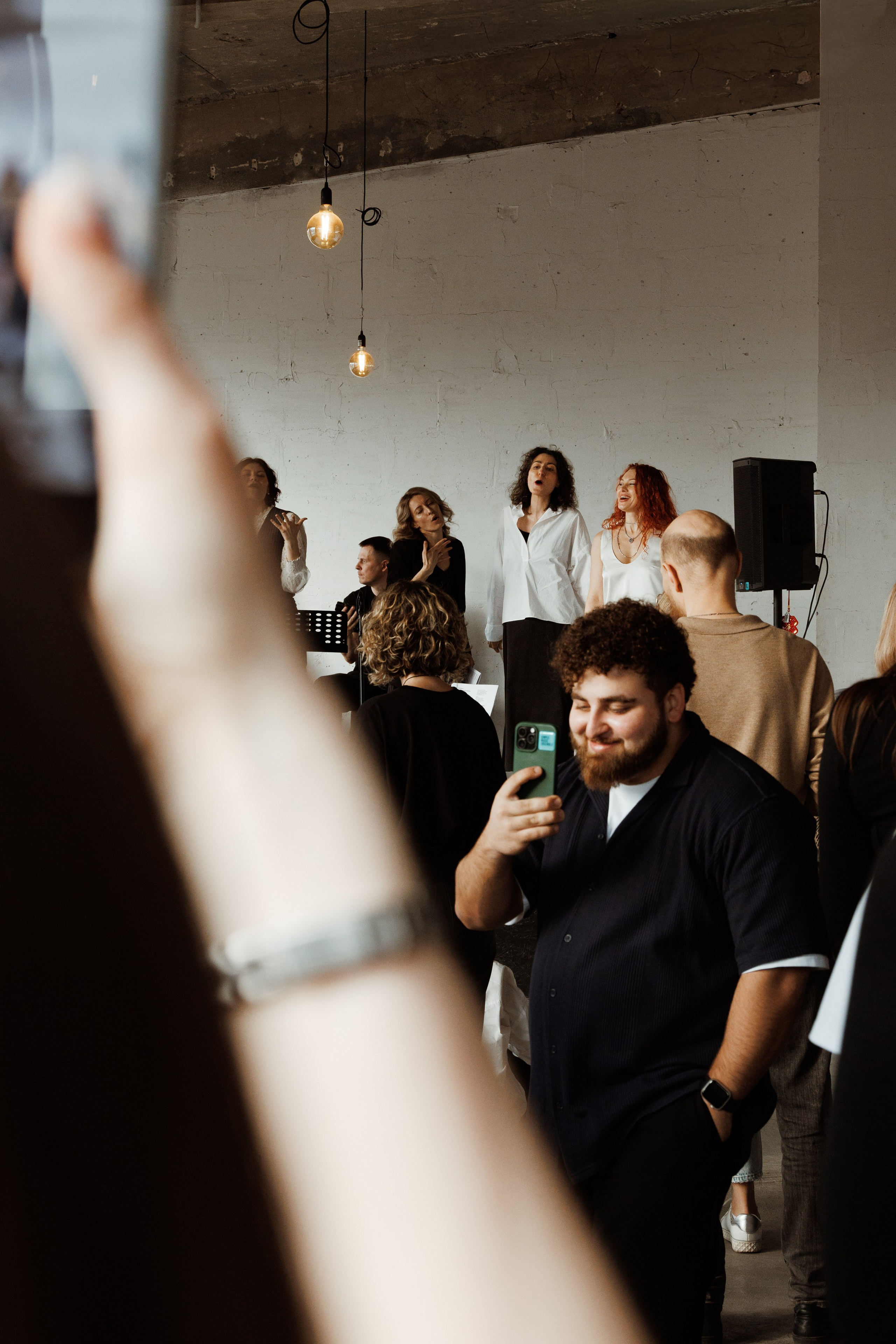 Нескучный хор | репетиция в доме Музыки. Портретный фотограф Москва | Елена Столиванова