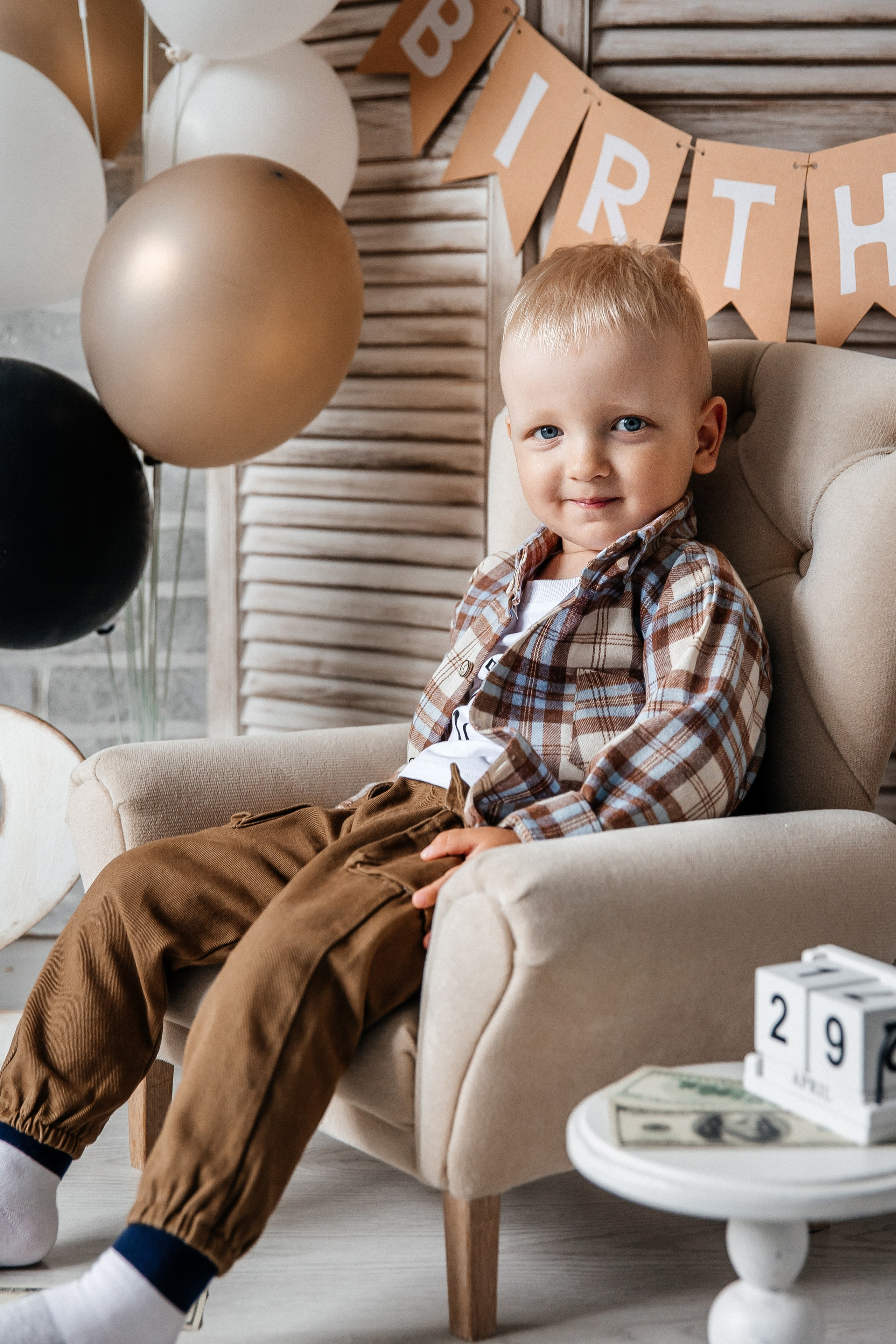 В кресле (до 3 лет). Детский фотограф, выпускные альбомы в Нижнем Новгороде Бодягина Мария