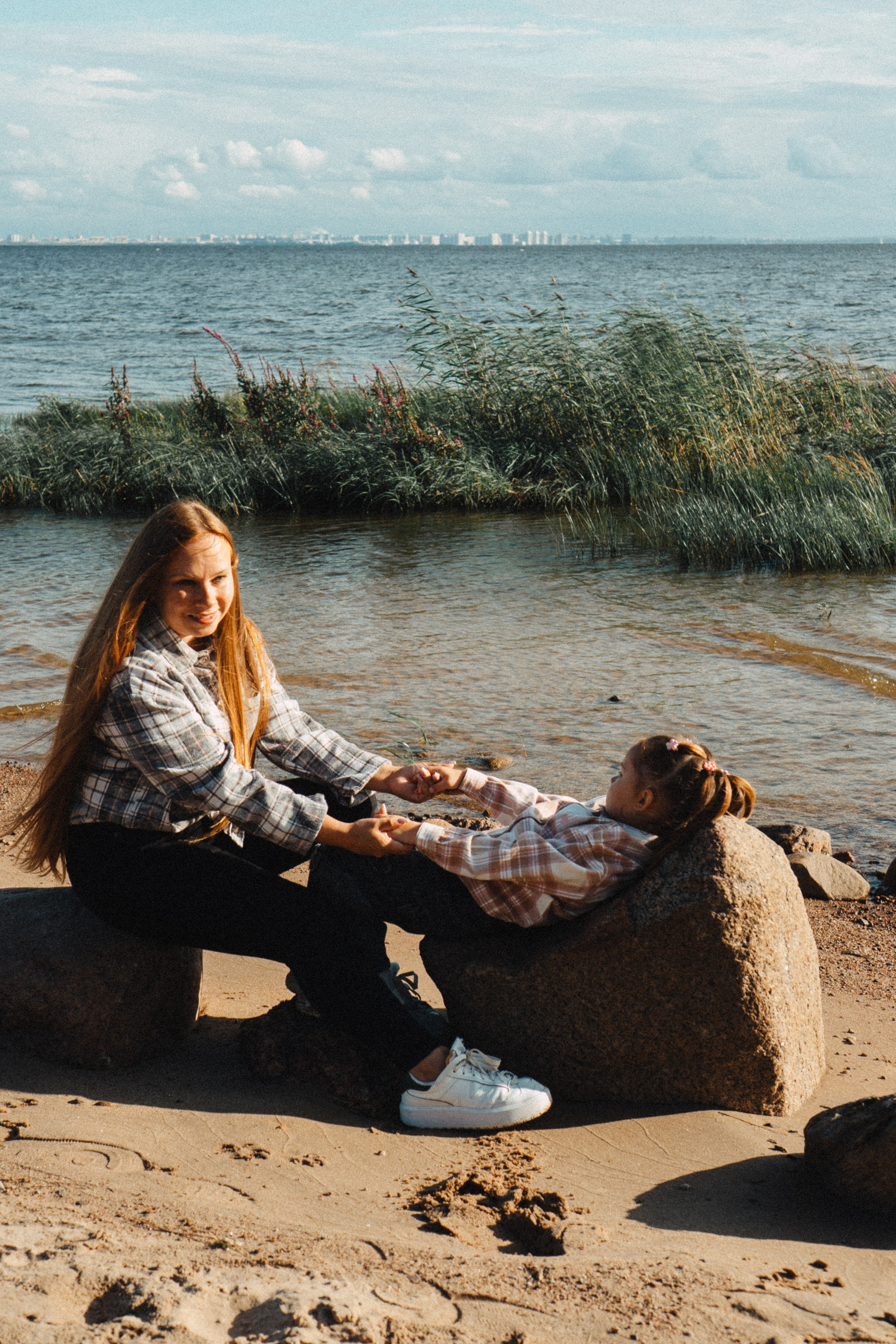 МАМА И ДОЧКА НА ФИНСКОМ ЗАЛИВЕ. Профессиональный фотограф, Санкт-Петербург — Виктория Богомолова