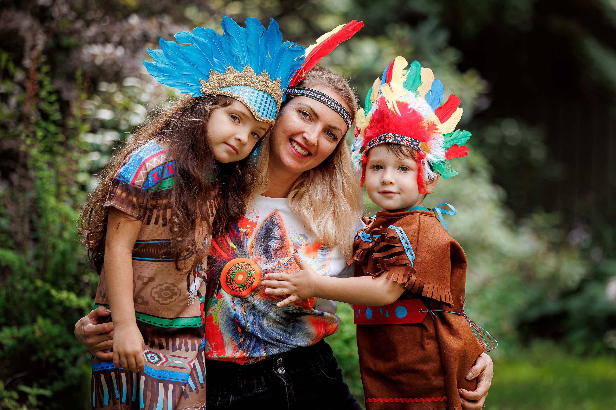 День рождения Леона «Индейцы». Семейный и детский фотограф Комина Елена, Власиха, Одинцово