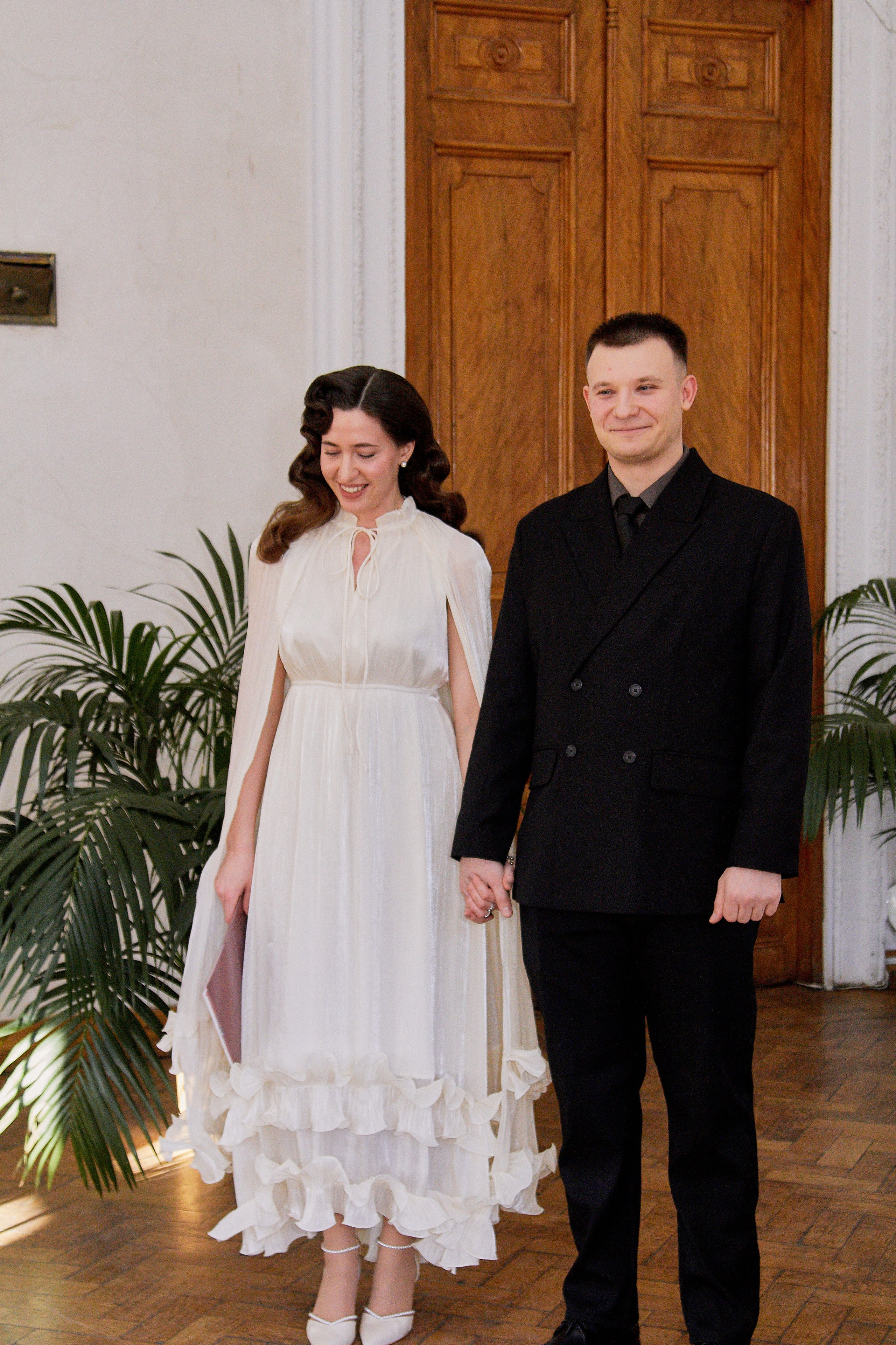 Торжественное бракосочетание в библиотеке им. Пушкина. Свадебный фотограф в Москве Приятелева Ангелина