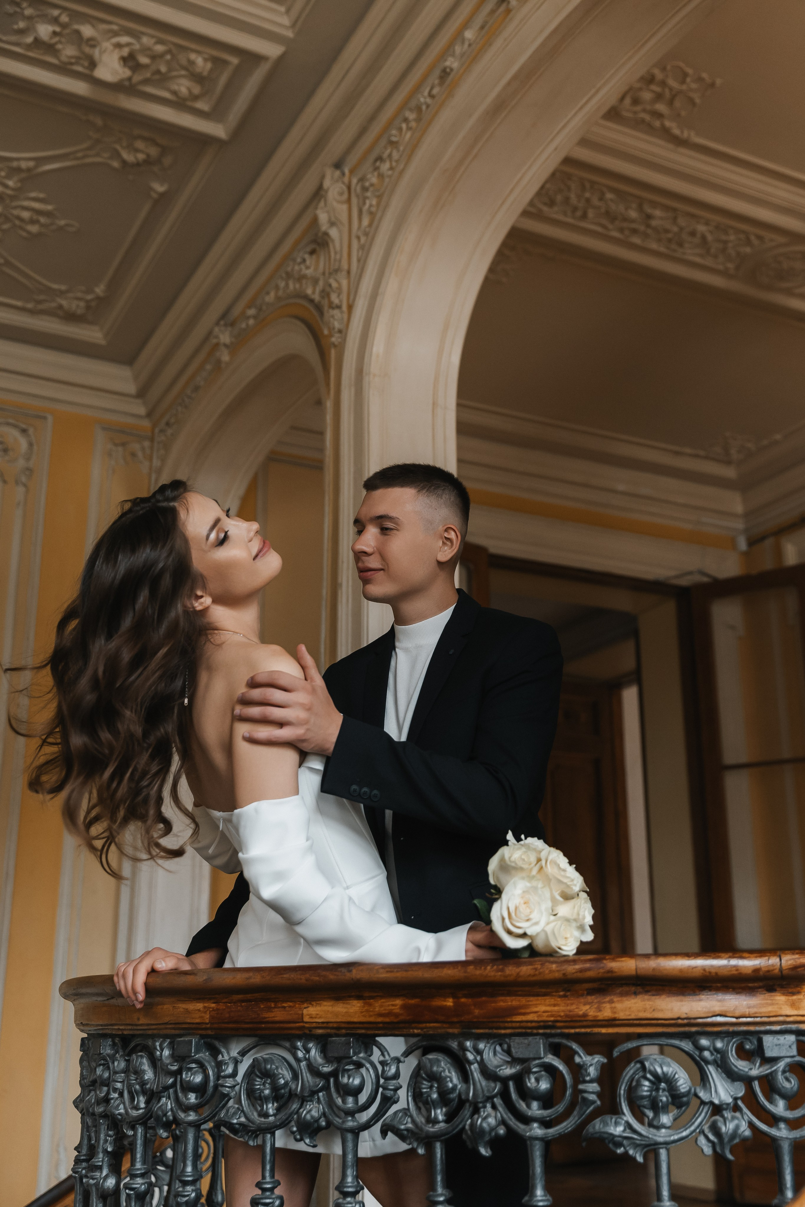 Свадебная фотосессия в Библиотеке-читальне им. А. С. Пушкина. Фотограф и видеограф Анна Домашенко