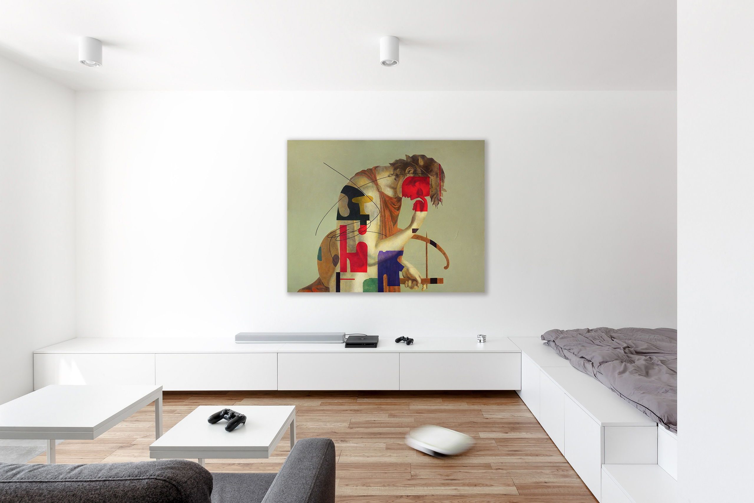 Орфей. Художник-абстракционист Ольга Рикун. Москва