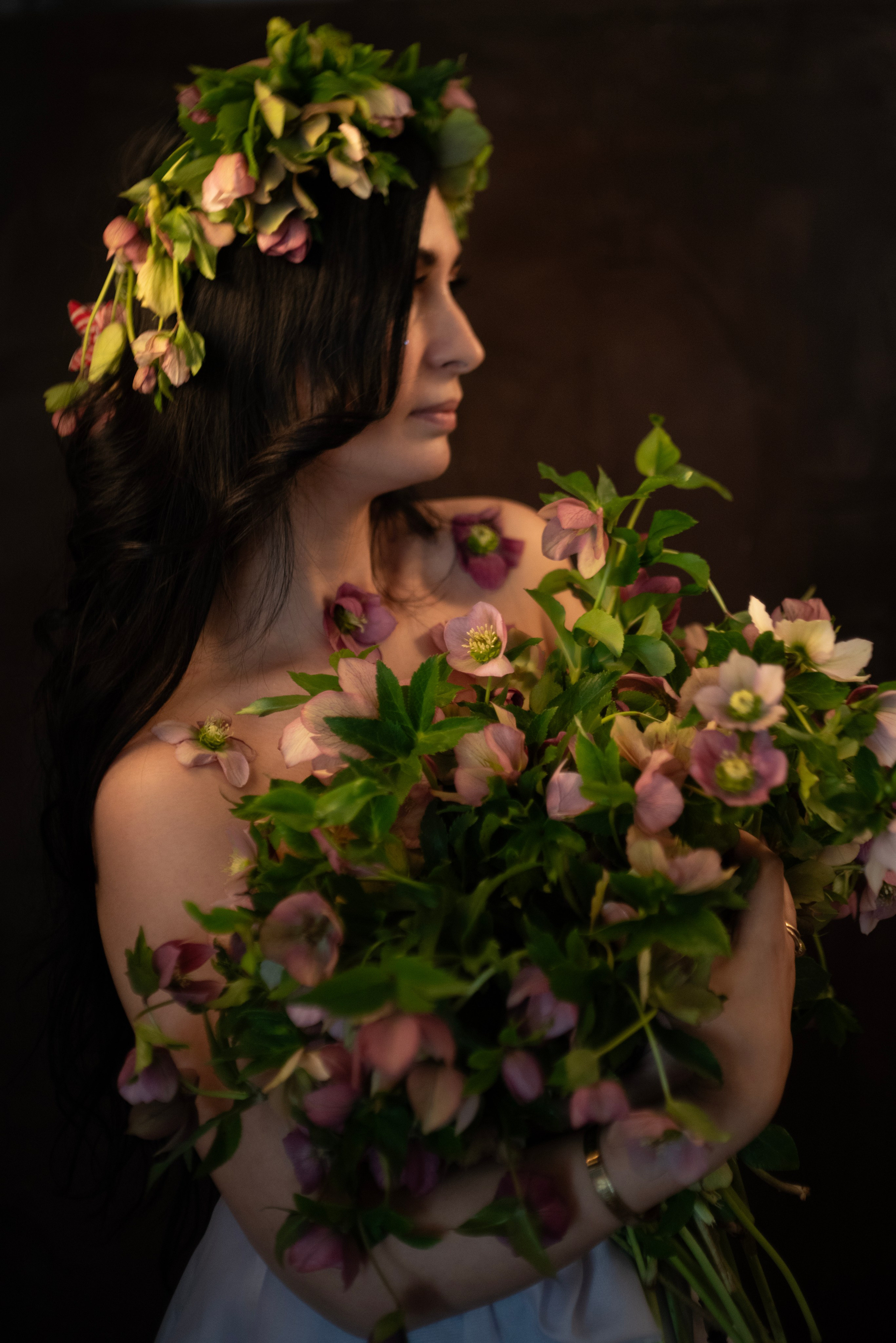 Нати в Цветах. Портретный фотограф Денис Милютин