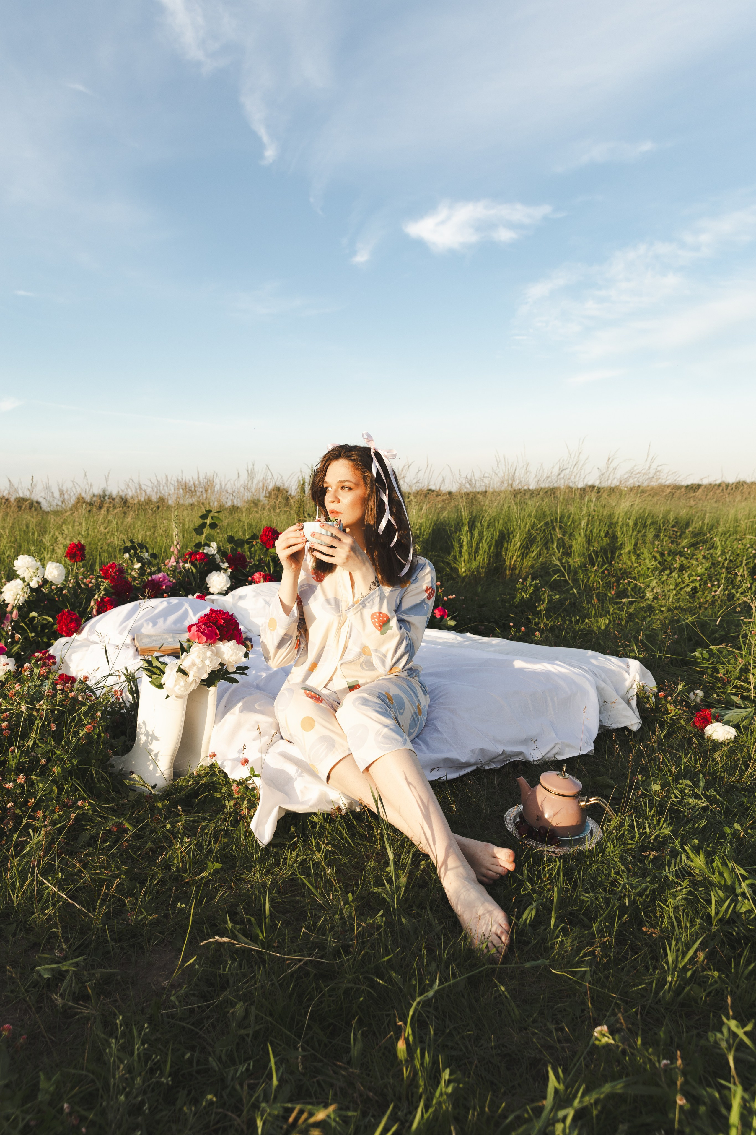 Пионовые сны. Женский и семейный фотограф в Туле Катя Вуколова