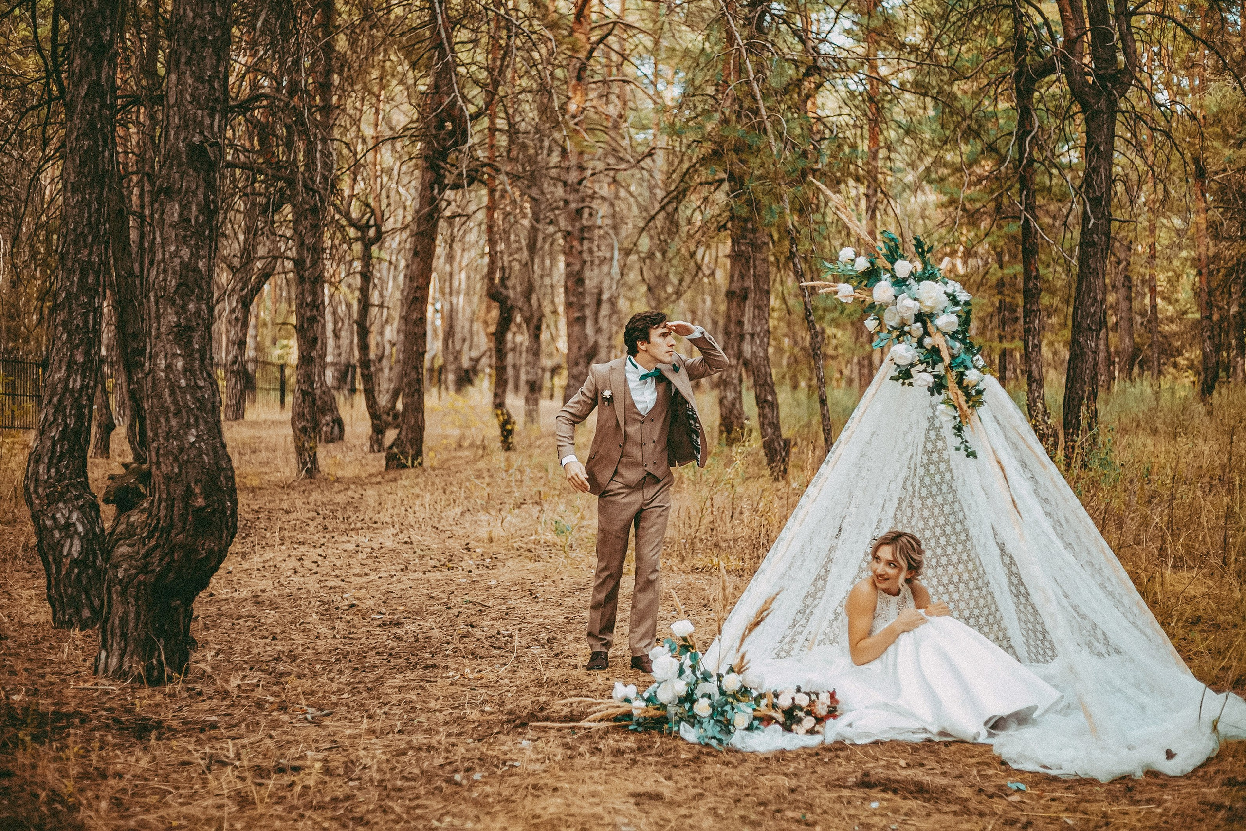 Свадебная фотосессия в парк-отеле. Фотограф в городе Самара Александр Гераськин