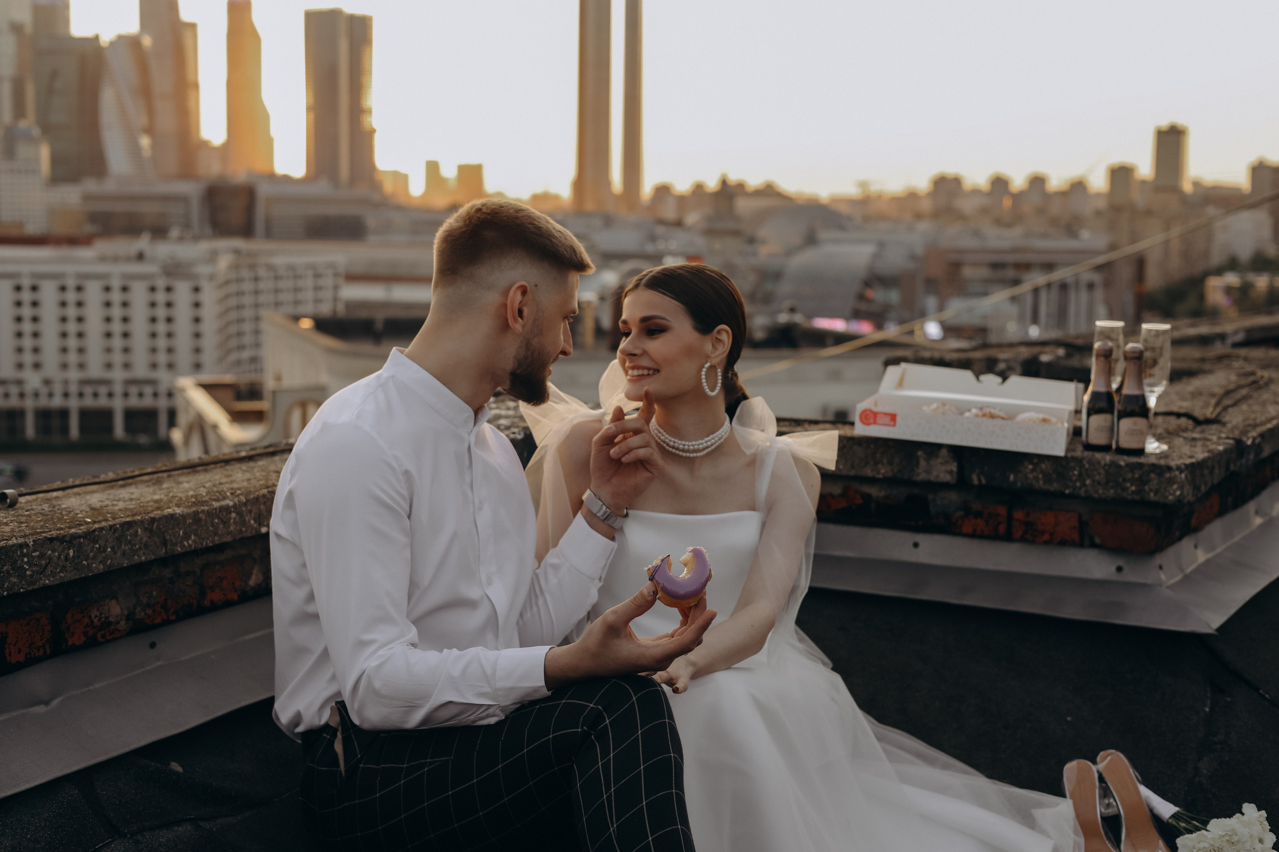 А&Д. Вечер на крыше. Диана Чечель. Свадебный и семейный фотограф в Москве