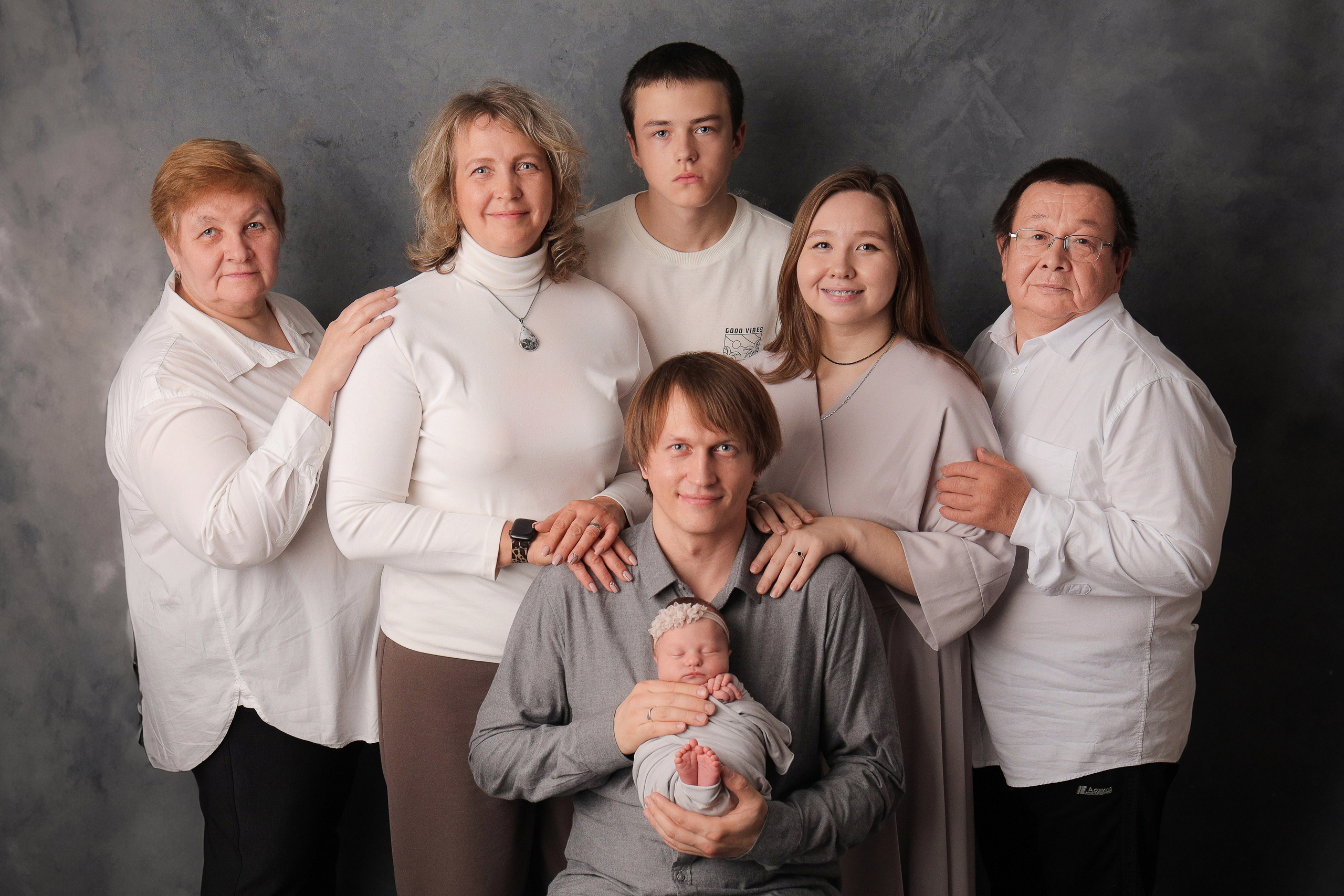 Нина, 7 дней. Фотограф новорожденных в Новокузнецке Анна Горошникова
