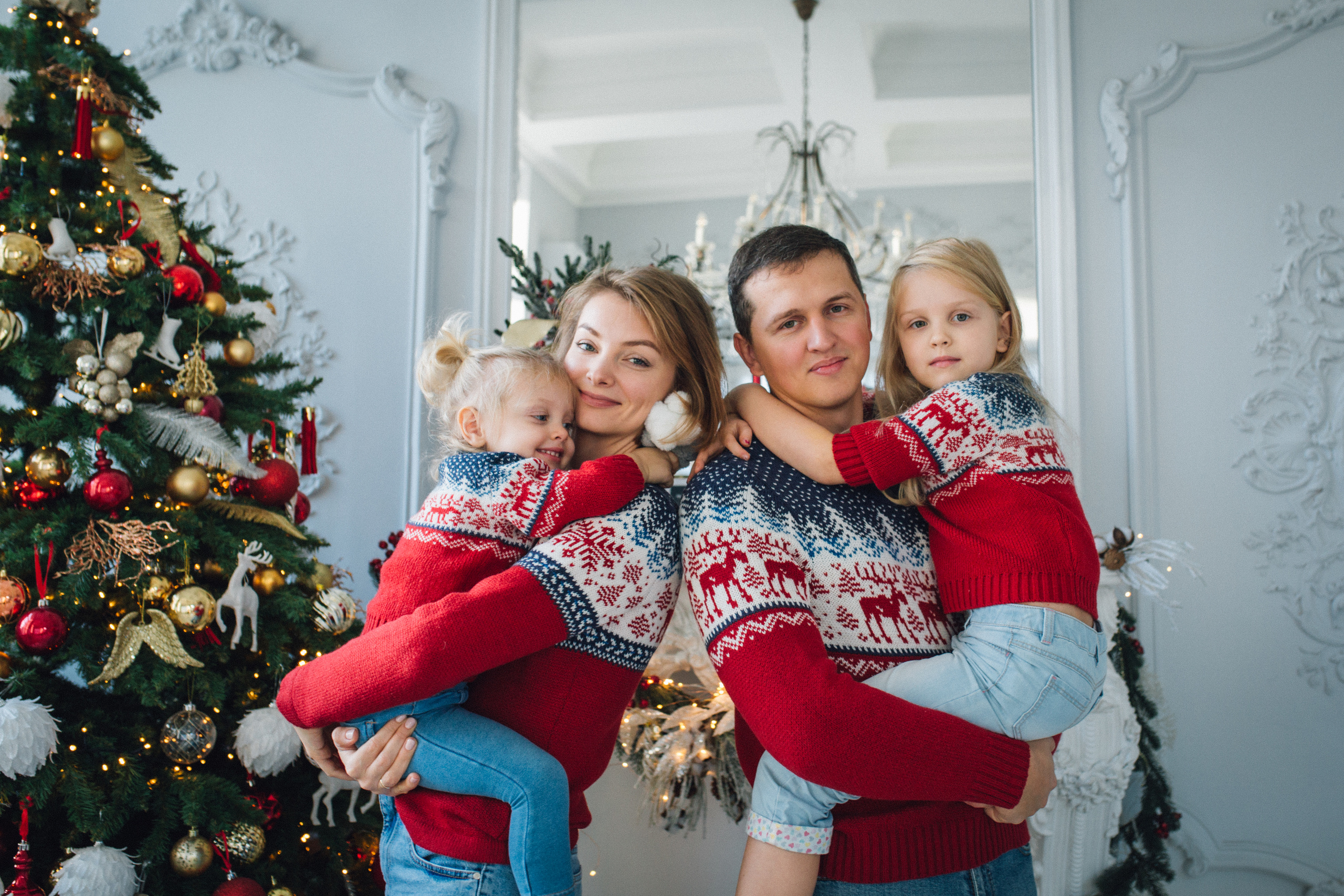 Анна и Петр новогоднее. Cемейный и женский фотограф в Москве Маргарита Аракчеева