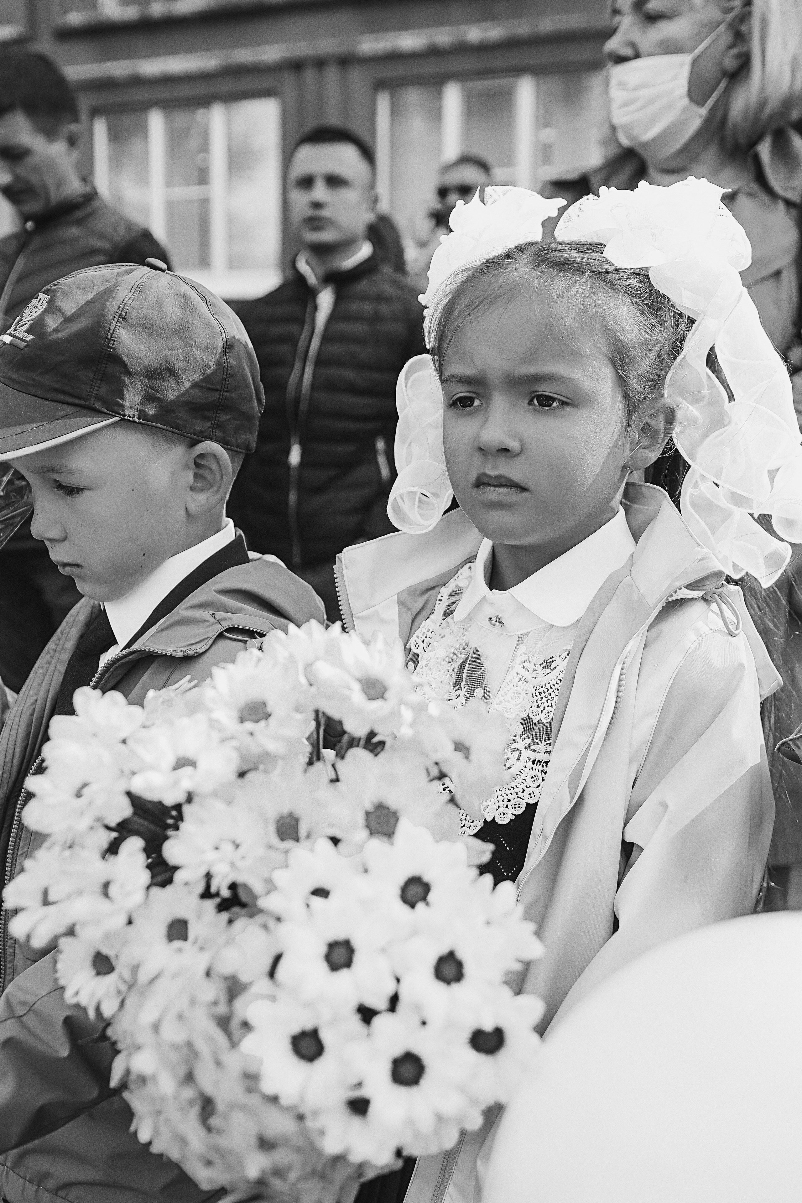 1 сентября линейка+кл час+портреты. Семейный фотограф Тюмень, фотограф на роды Салмина Мария