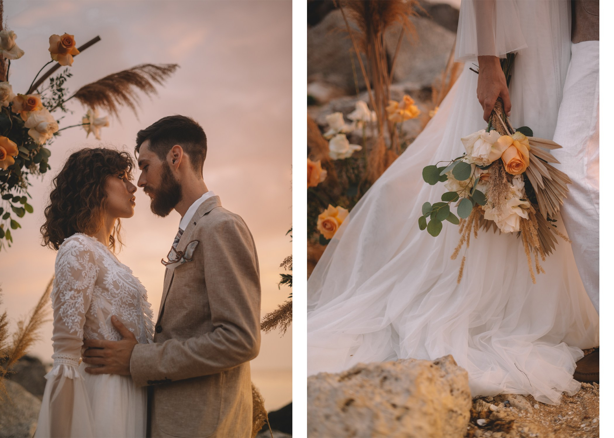 Свадебная фотосессия в Щелкино ,Бухта Космонавтов. Выездная церемония на берегу моря Крым. Свадебный и семейный фотограф и видеограф, Крым, Москва, Санкт -Петербург