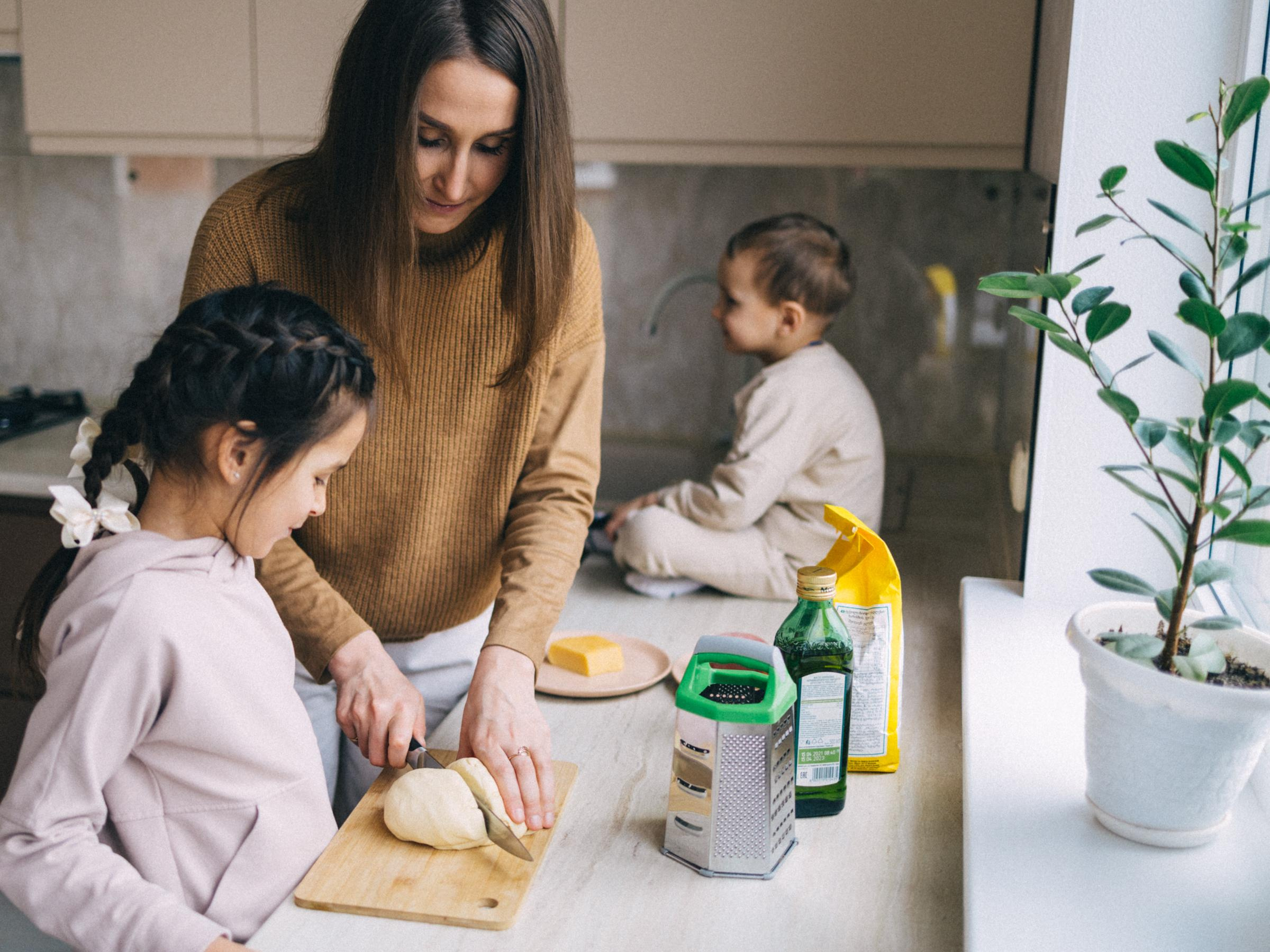 У мамы на кухне. Семейная съёмка. Семейный фотограф в Краснодаре Храмова Анна