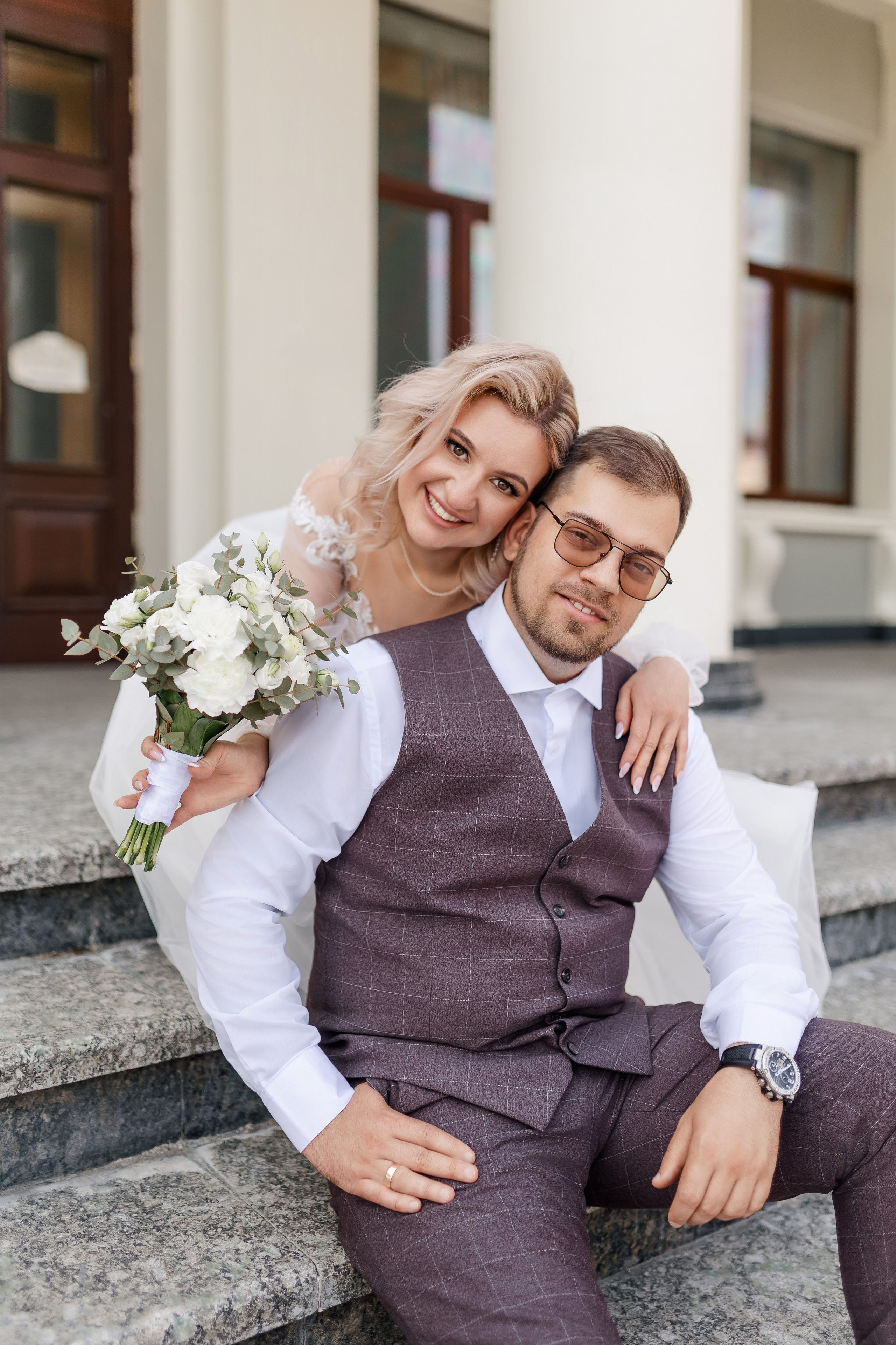 Максим и Юля. Дом офицеров. Свадебный фотограф в Хабаровске