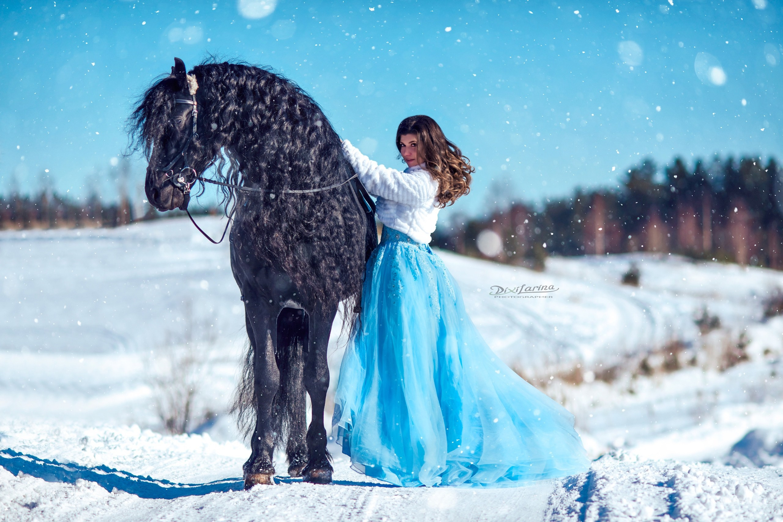 Примеры зимних образов фото Дикси Ларина. Фотограф Варвара Ермоленко