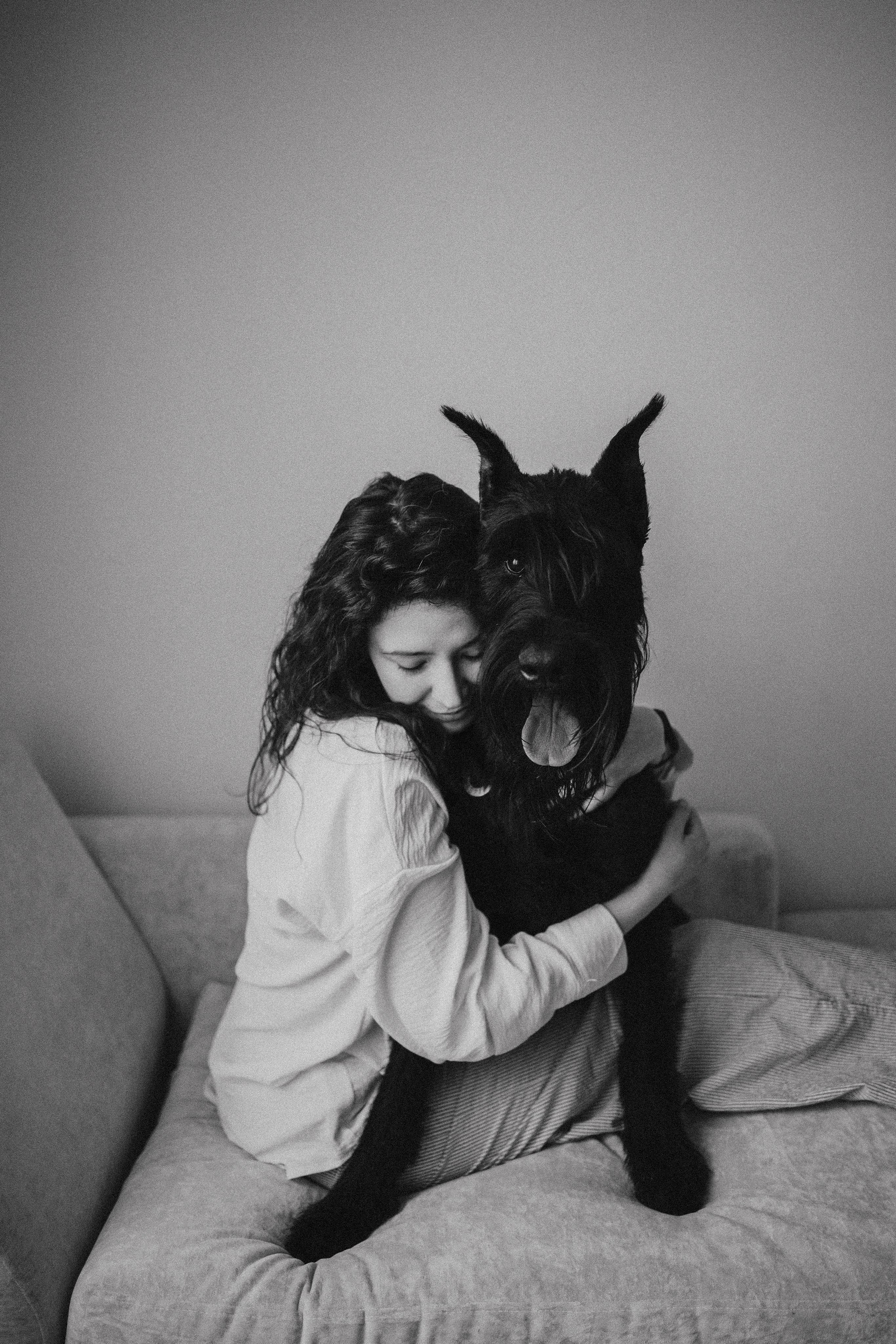 Умбра и Даша. Фотограф анималист Анастасия Пикей