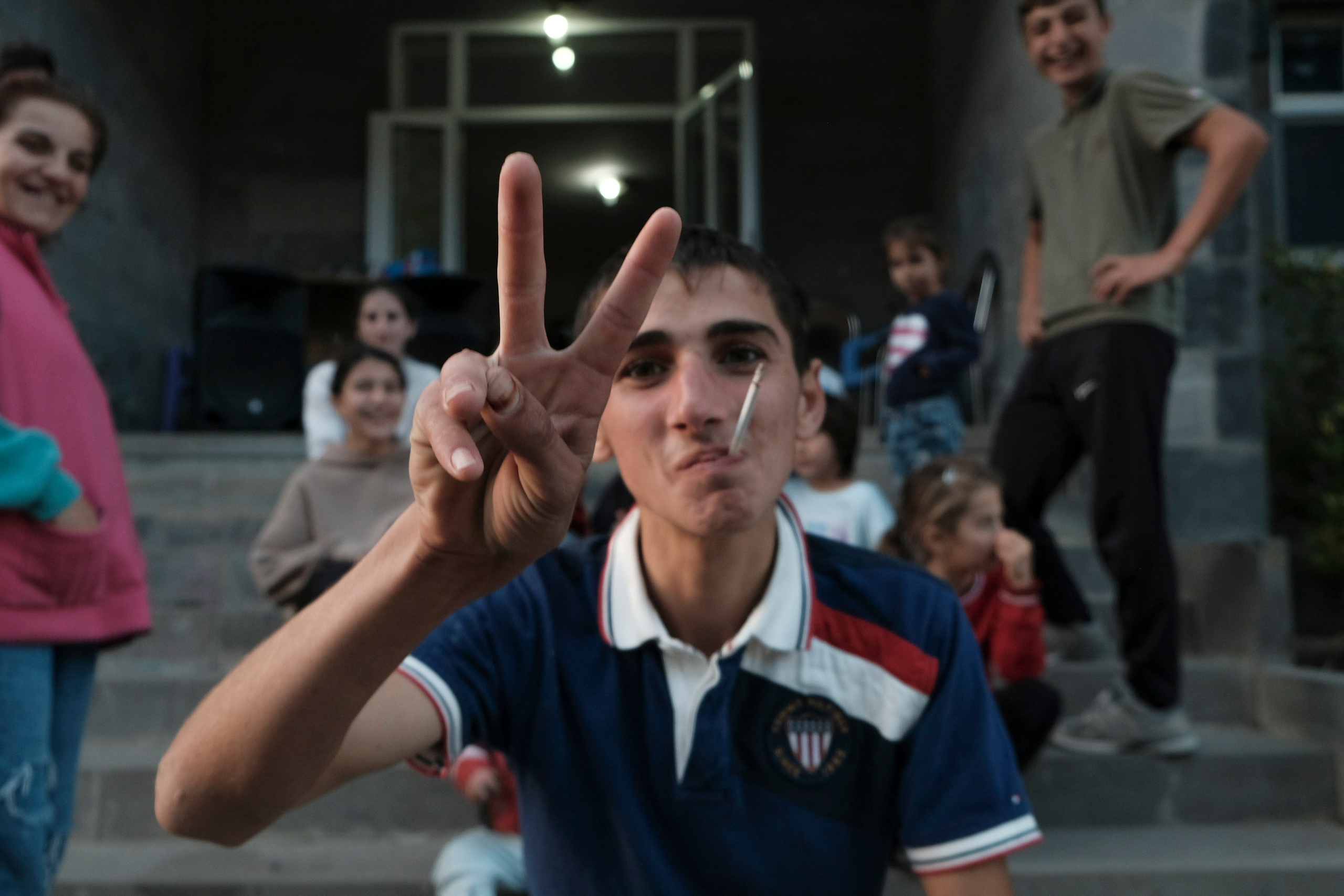 A camp for refugees from Nagorno-Karabakh. Kirillov Egor