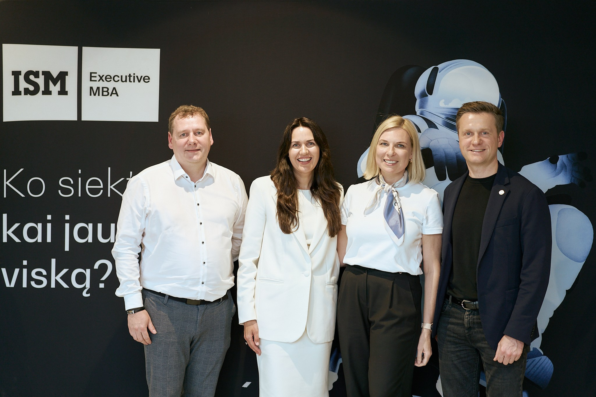 From studies to company strategy: ISM Executive MBA alumni experiences. Photographer in Vilnius