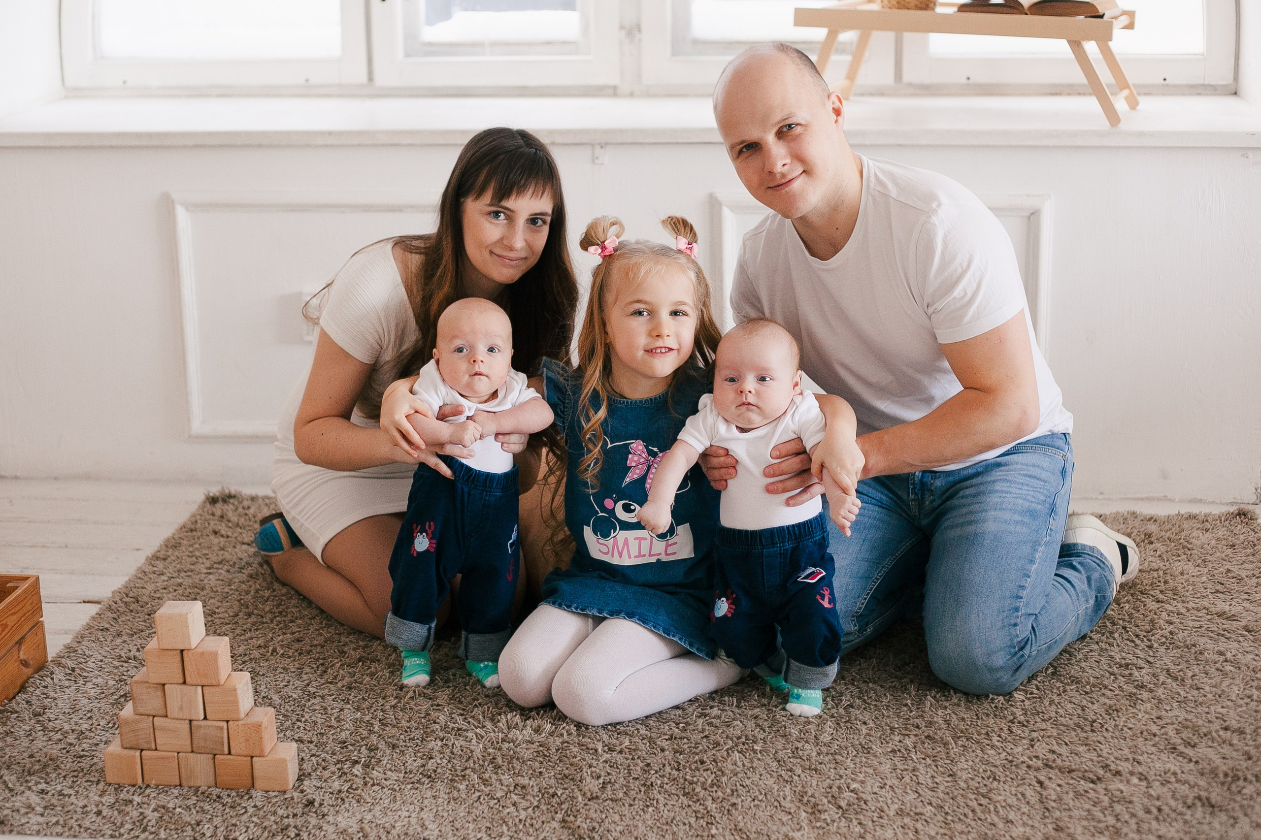 Большая семья. Фотограф Вероника Кольтеева