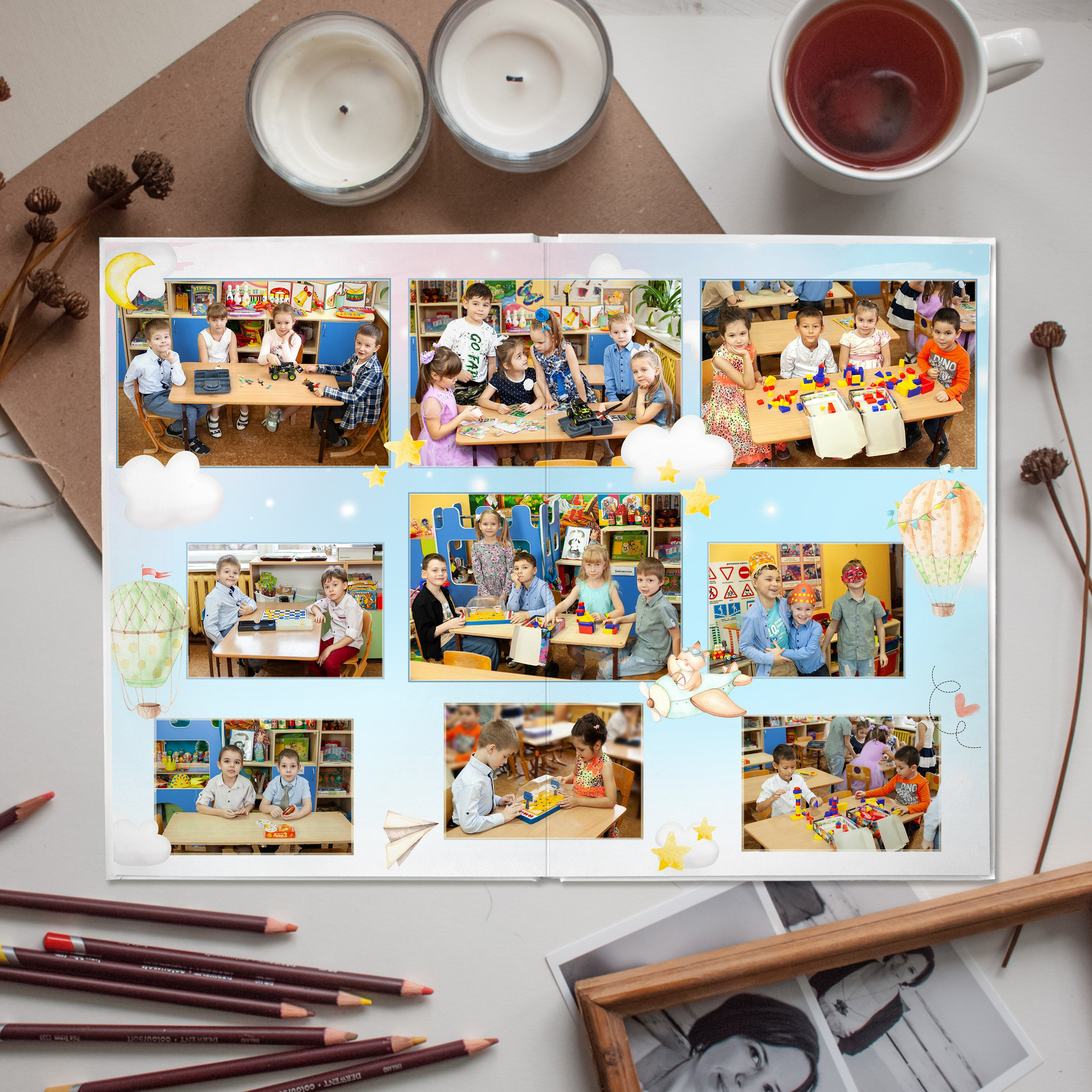 Альбом на 3 разворота. Семейный, школьный фотограф в Нижнем Новгороде Елена Сентюрева