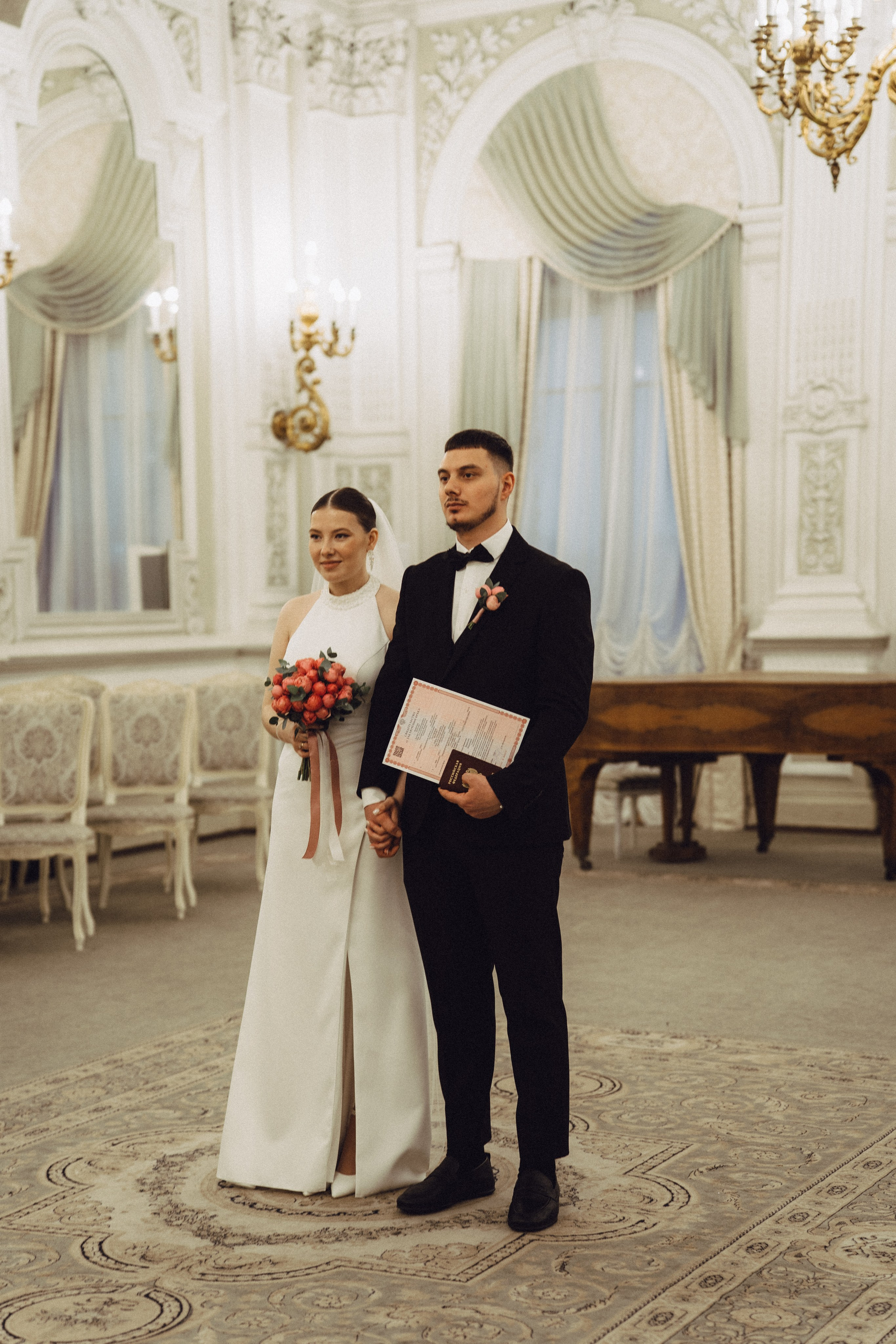 СВАДЕБНАЯ СЬЕМКА В ПЕВОМ ДВОРЦЕ БРАКОСОЧЕТАНИЯ. Профессиональный фотограф, Санкт-Петербург — Виктория Богомолова