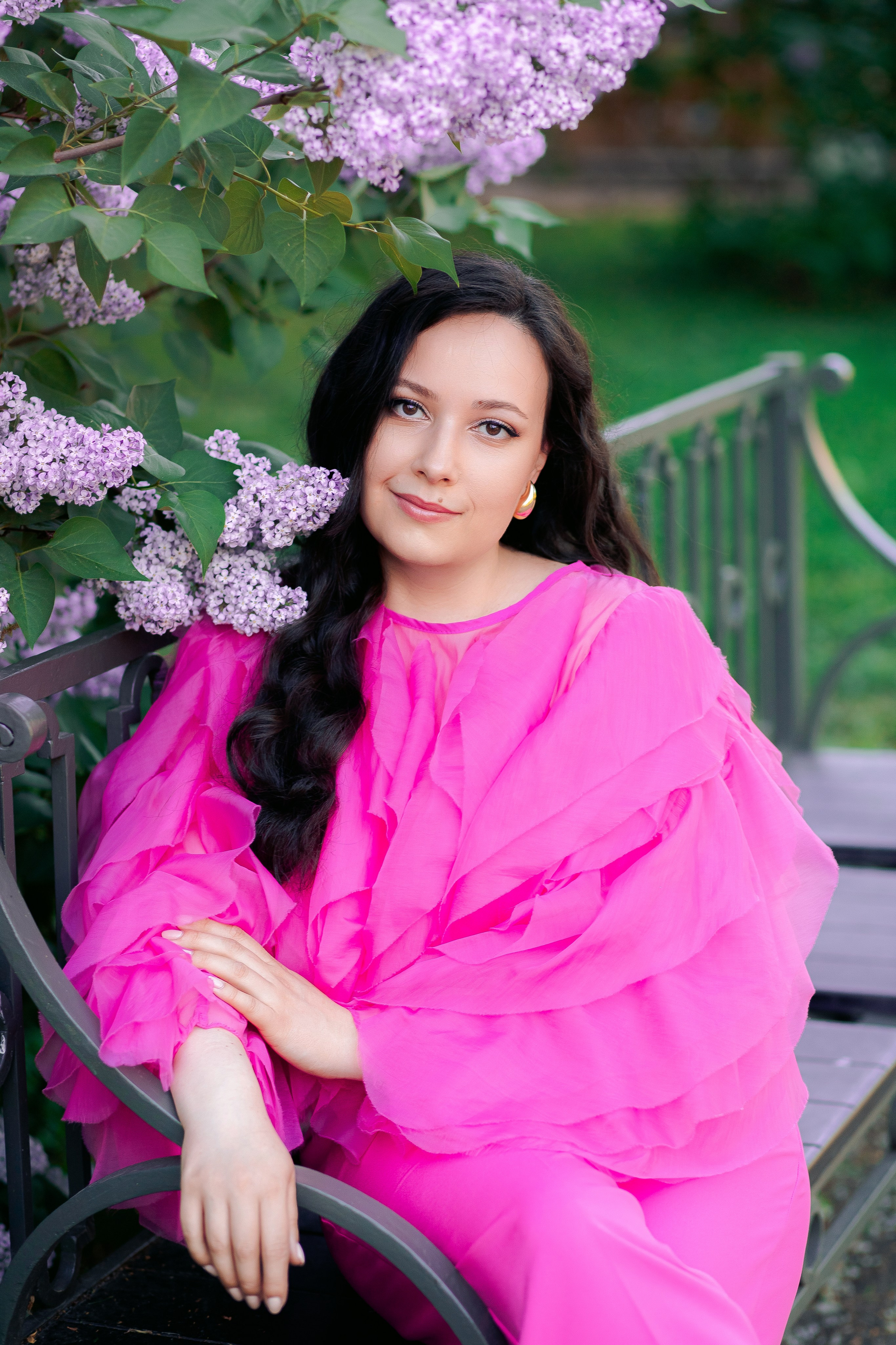 Фотосессия в Польском саду, цветение калины, сирени. Фотограф в Санкт-Петербурге, Анна Скворцова