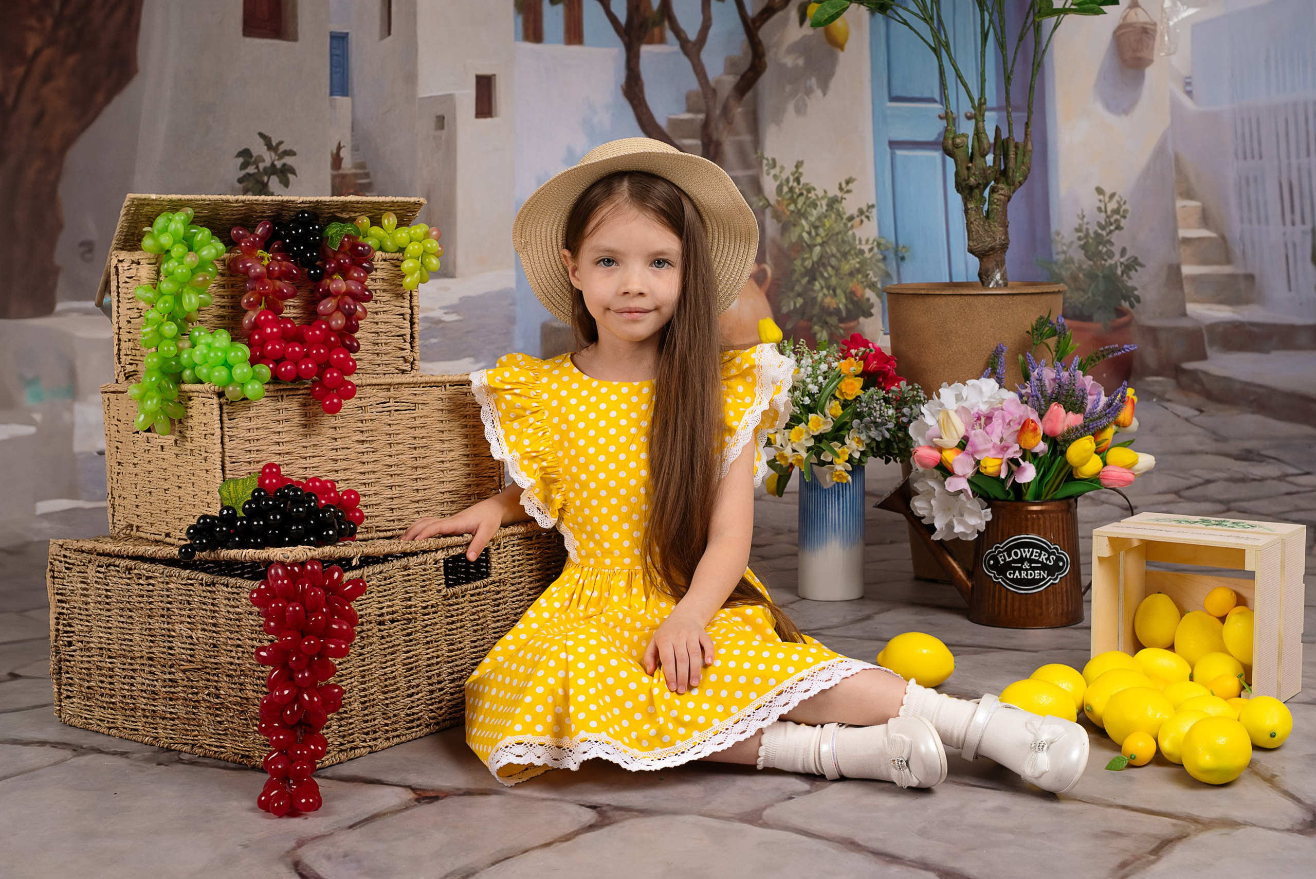 Сюжет «Санторини». Детская фотостудия Виктории Шараповой