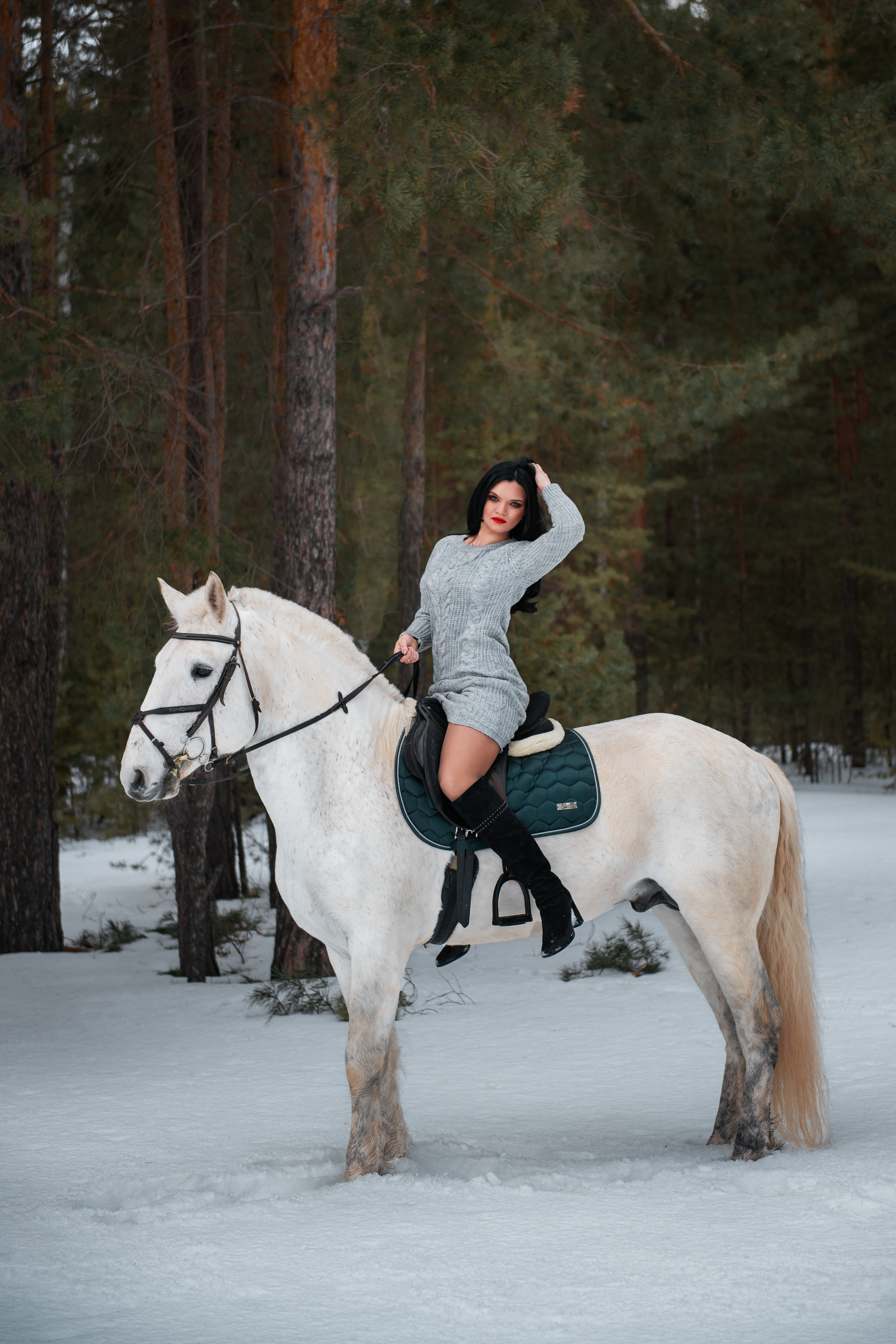 С лошадьми. Belichev45foto.ru