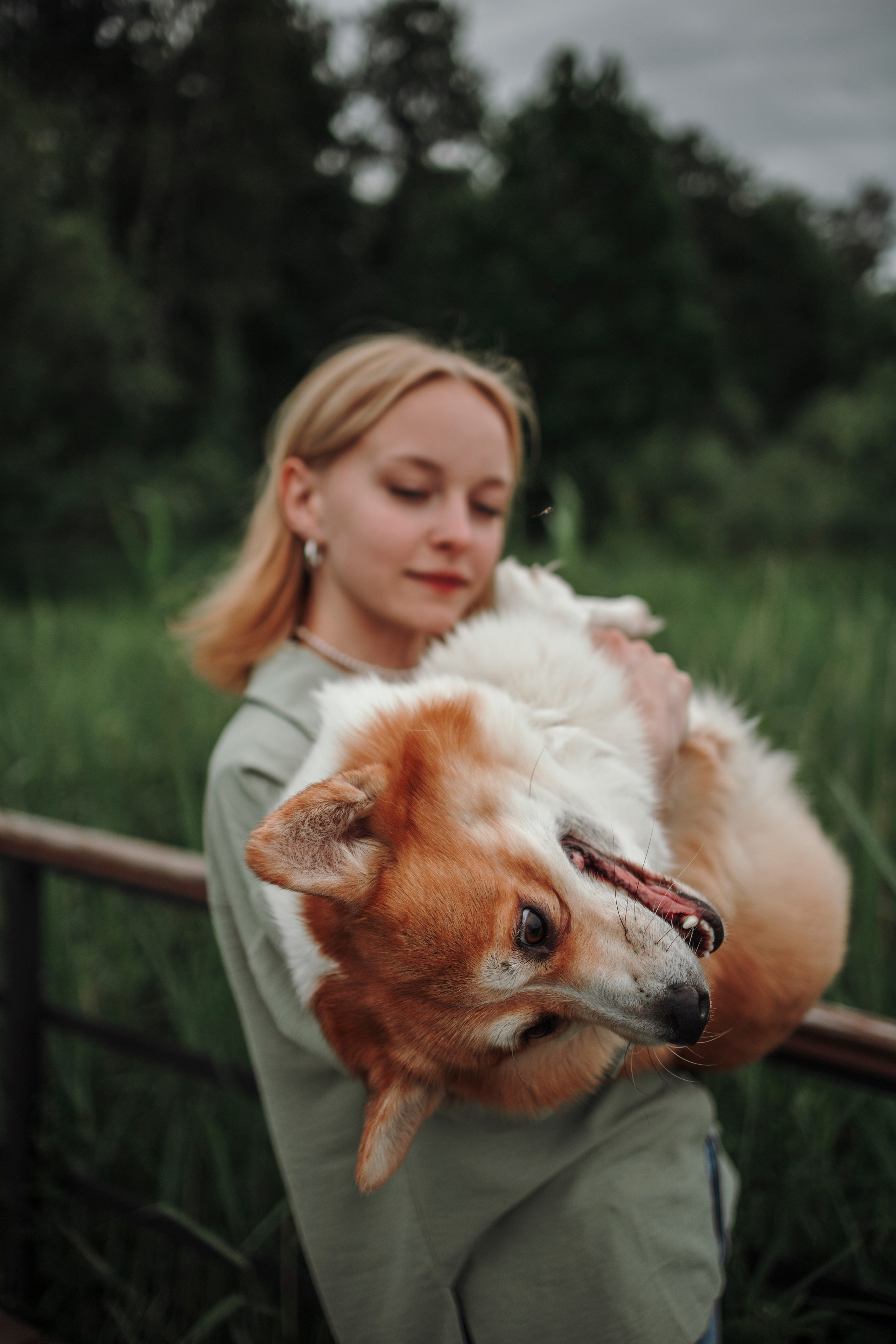 Даша и корги Рудик. Фотограф-анималист в Санкт-Петеребурге Титова Алиса
