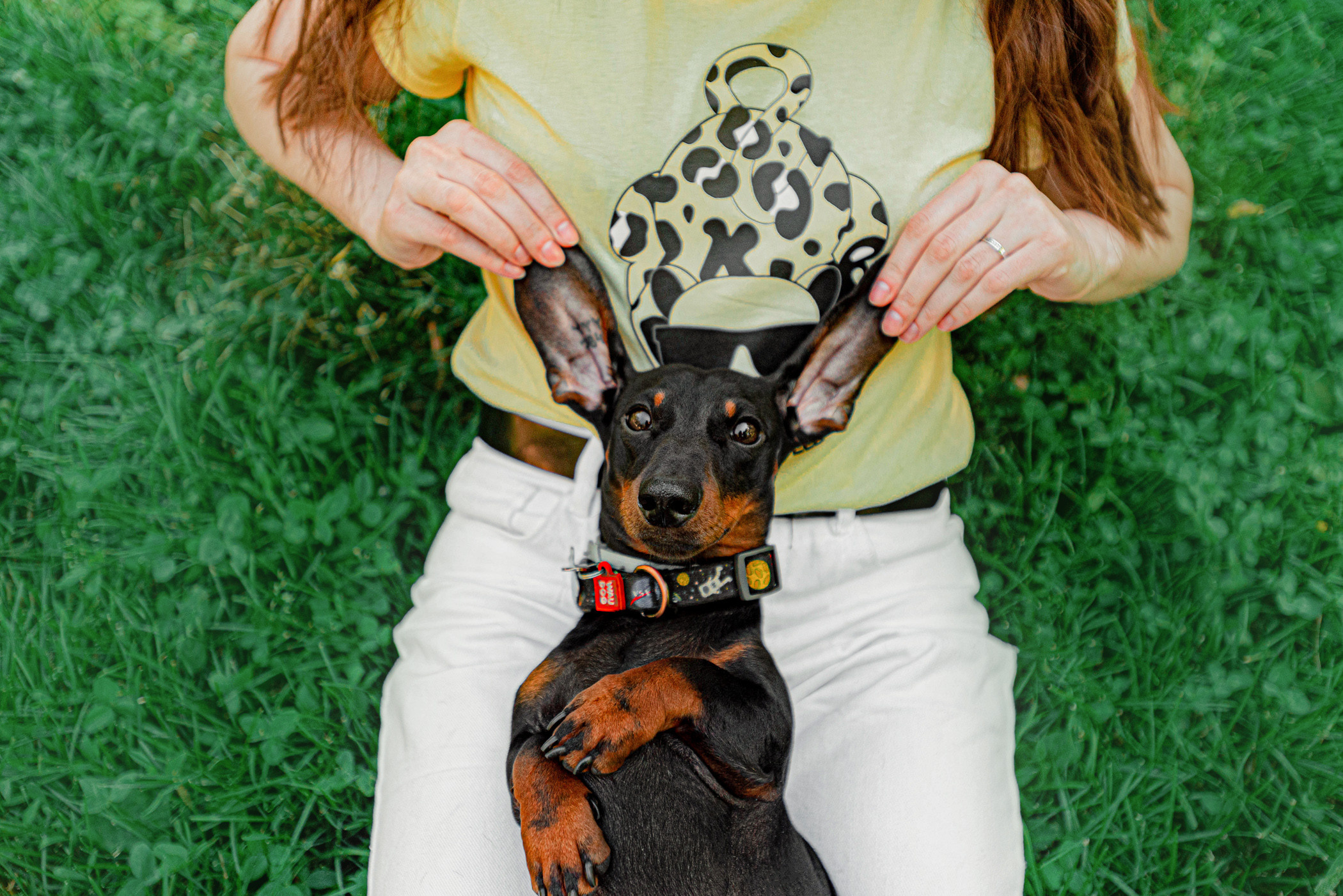Малыш Гранд и его Таня на чистых прудах. Фотограф — анималист Саратов/Москва|Плужникова Юлия