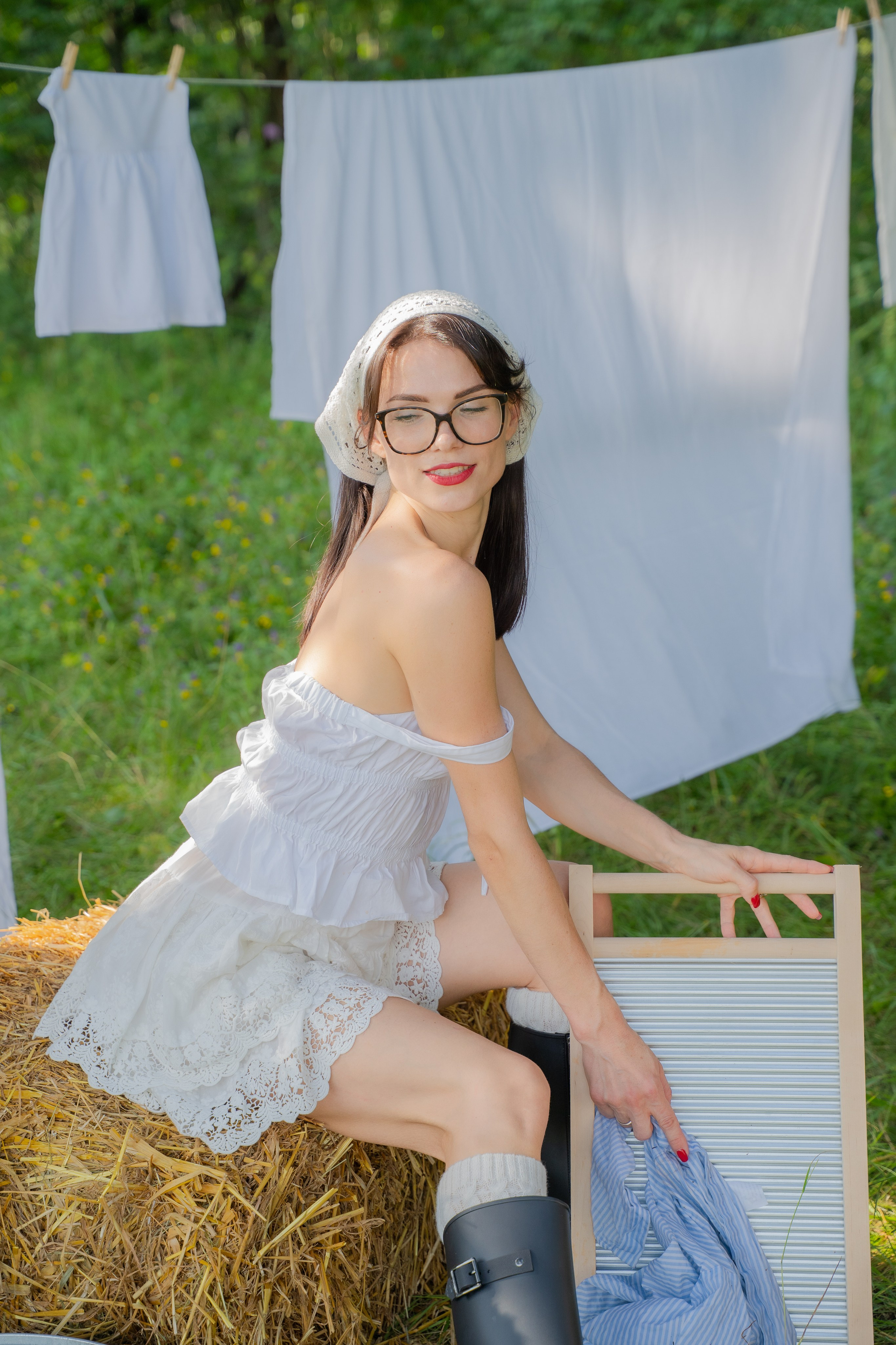 Фотосессия на природе «прачка»